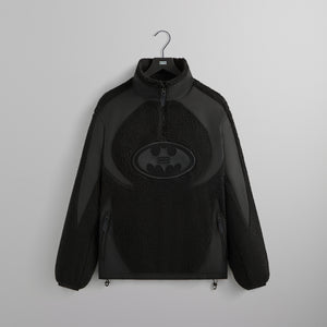 Batman | Kith Quarter Zip Sherpa Jacket - Black