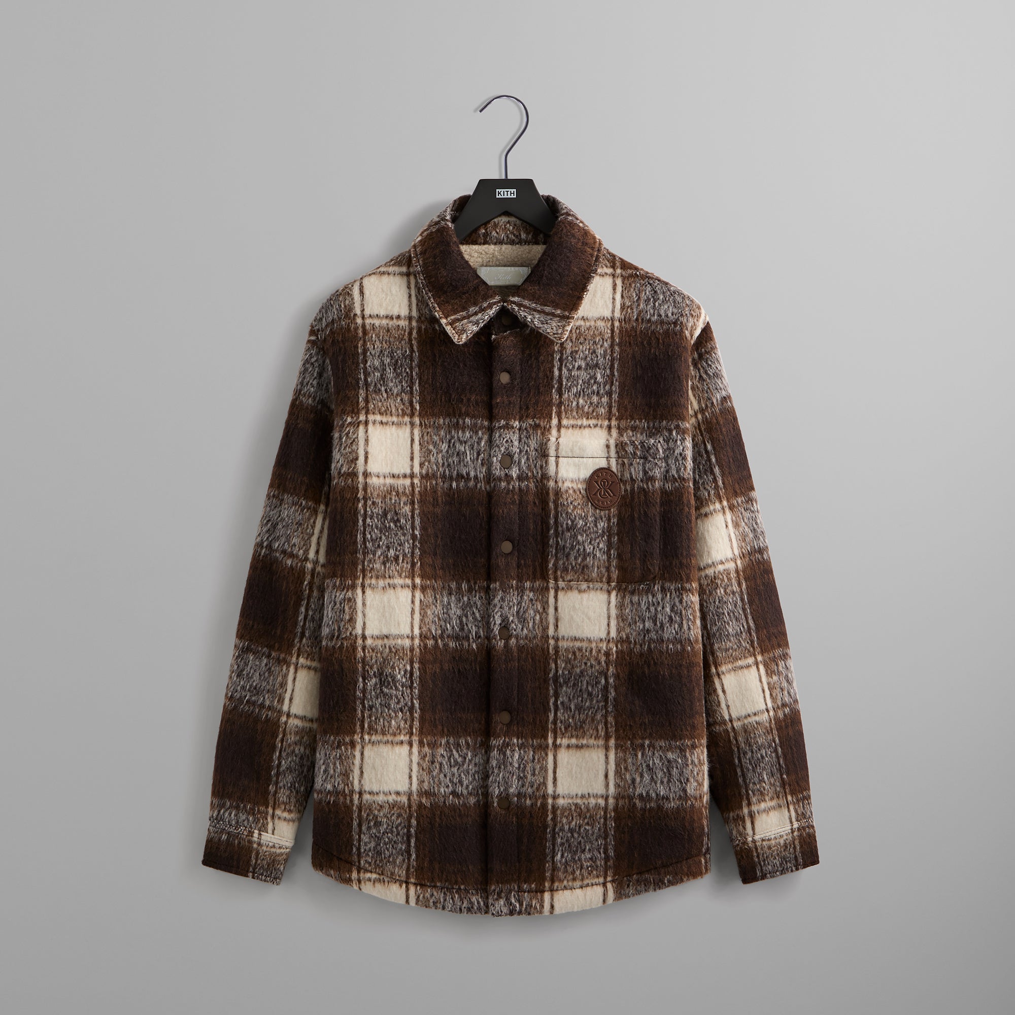 Kith Plaid Sheridan Shirt Jacket - Robusta 