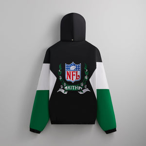 Kith & '47 for the NFL: Jets Quarter Zip Anorak With Hood - Black PH