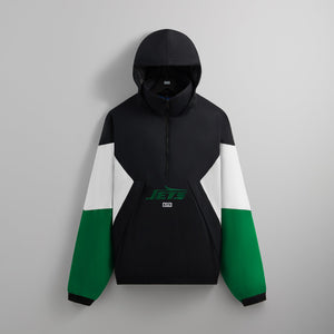 Kith & '47 for the NFL: Jets Quarter Zip Anorak With Hood - Black PH