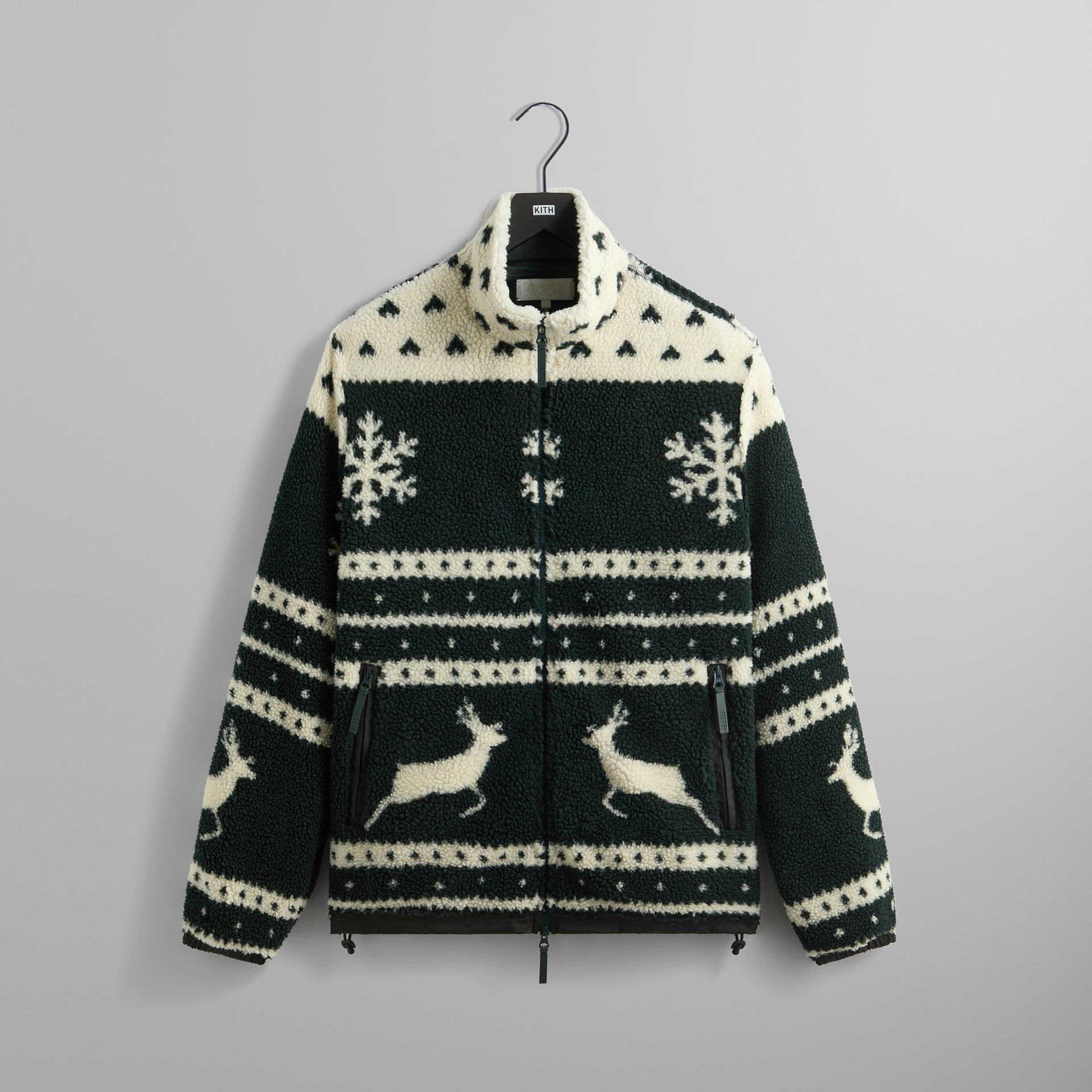 UrlfreezeShopsmas All-Over Printed Sherpa Jacket - Stadium