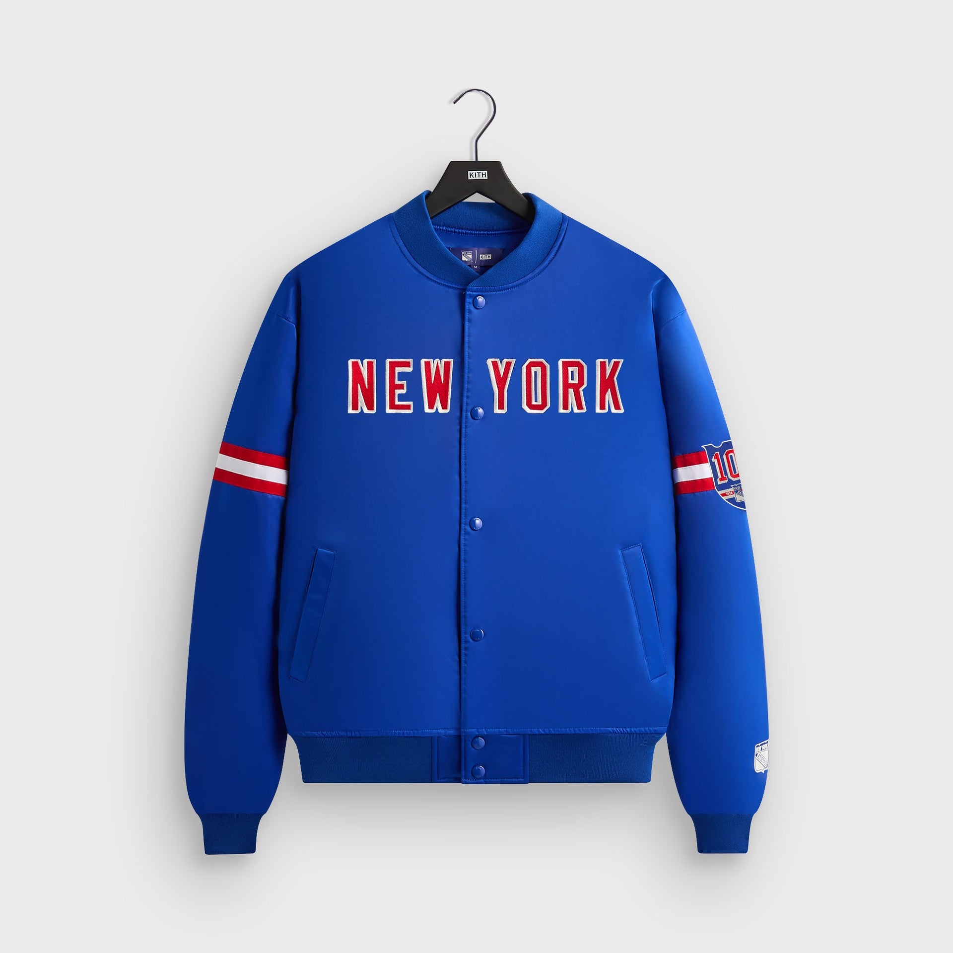 Kith for the New York Rangers Satin Bomber Jacket - Cyclone PH
