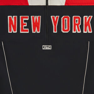 Kith for the New York Rangers Quarter Zip Anorak - Black