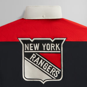 Kith for the New York Rangers Quarter Zip Anorak - Black