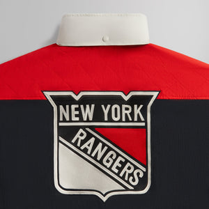 Kith for the New York Rangers Quarter Zip Anorak - Black PH