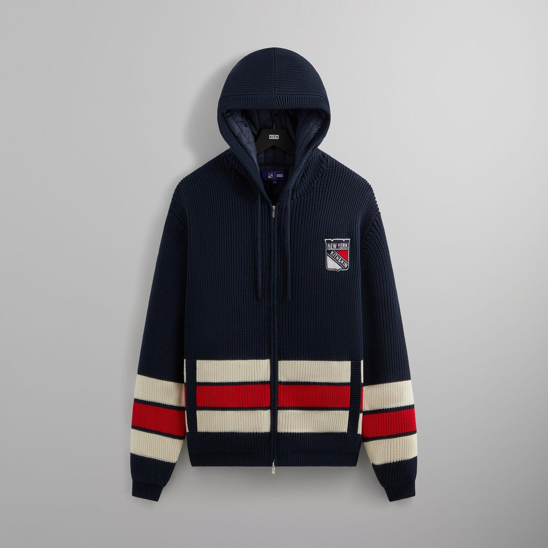 Kith for the New York Rangers Sierra Knit Bomber - Nocturnal PH