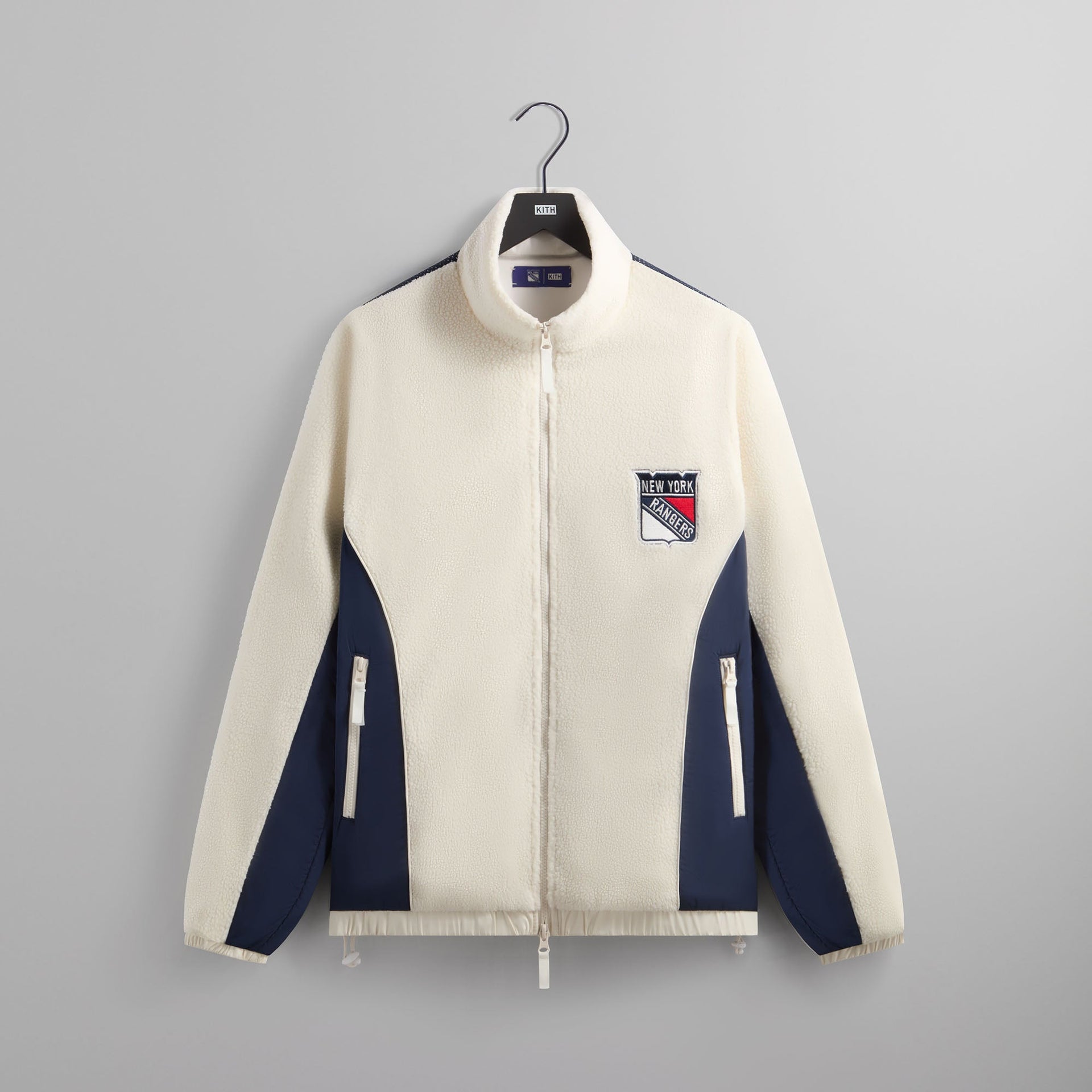 Kith for the New York Rangers Polar Fleece Full Zip - Sandrift PH