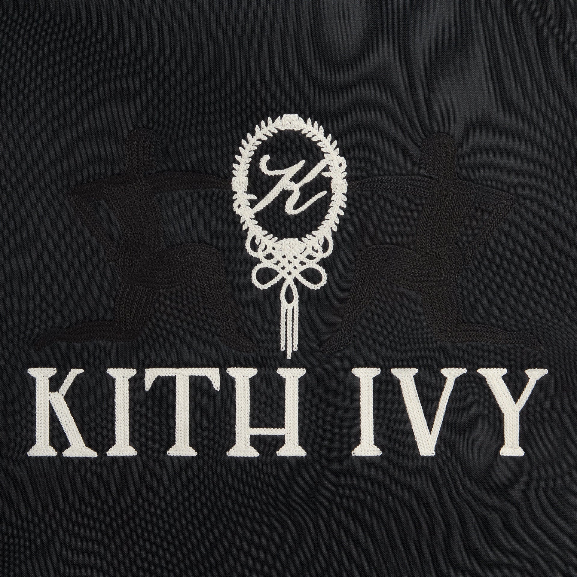Kith Ivy Tricot Souvenir Jacket - Black - PH
