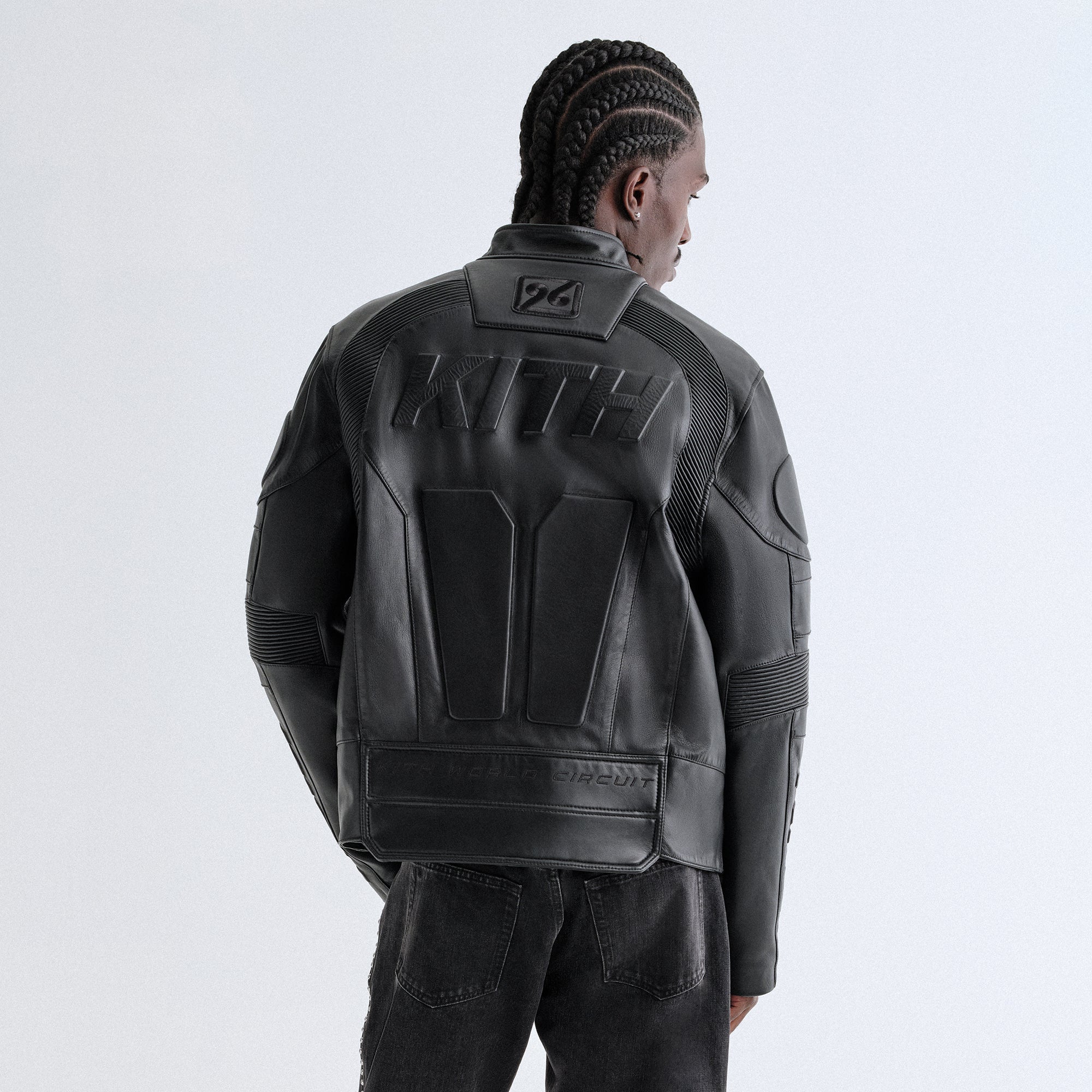 Kith Leather Wayne Moto Jacket - Black