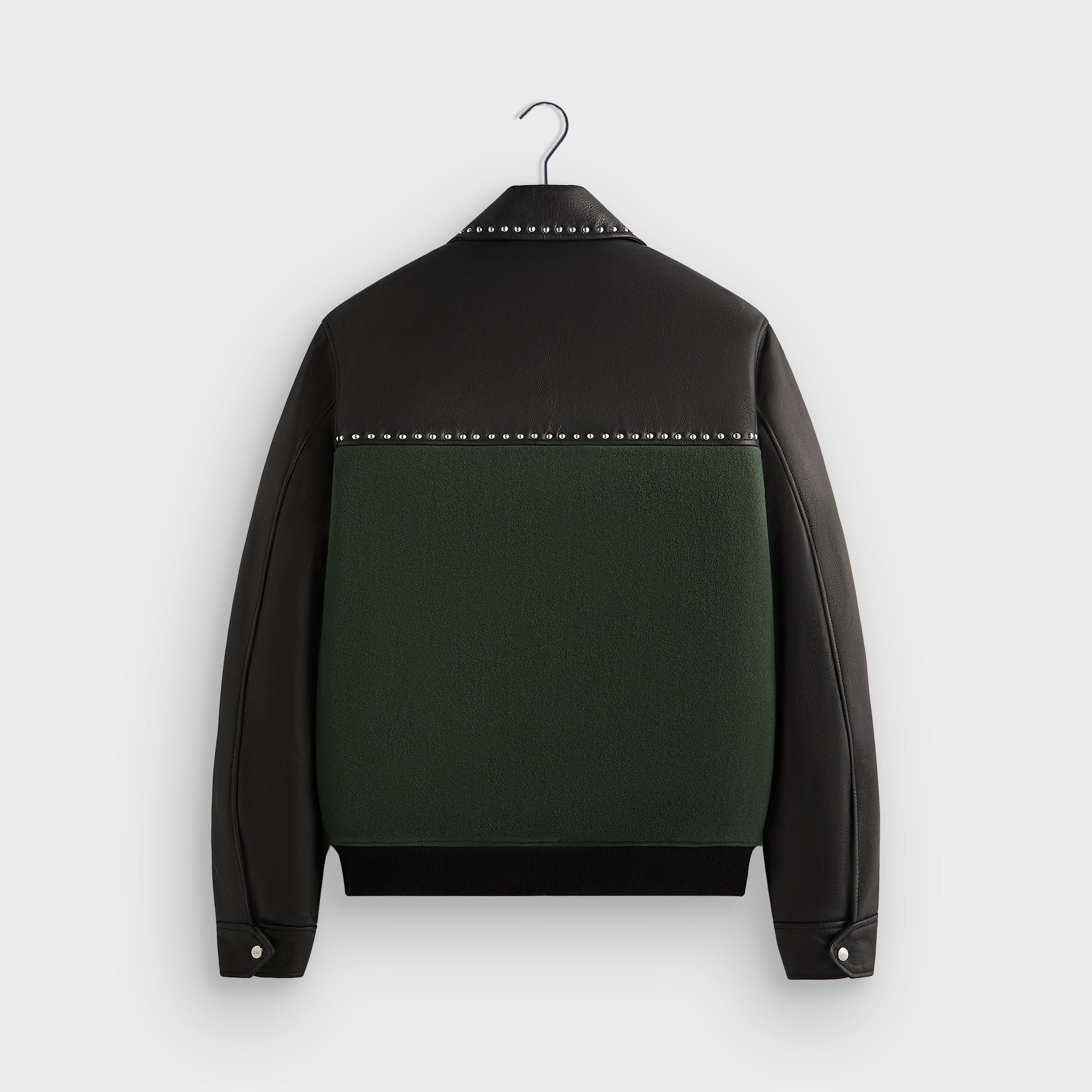 Kith Leather Combo Varsity Jacket - Machine