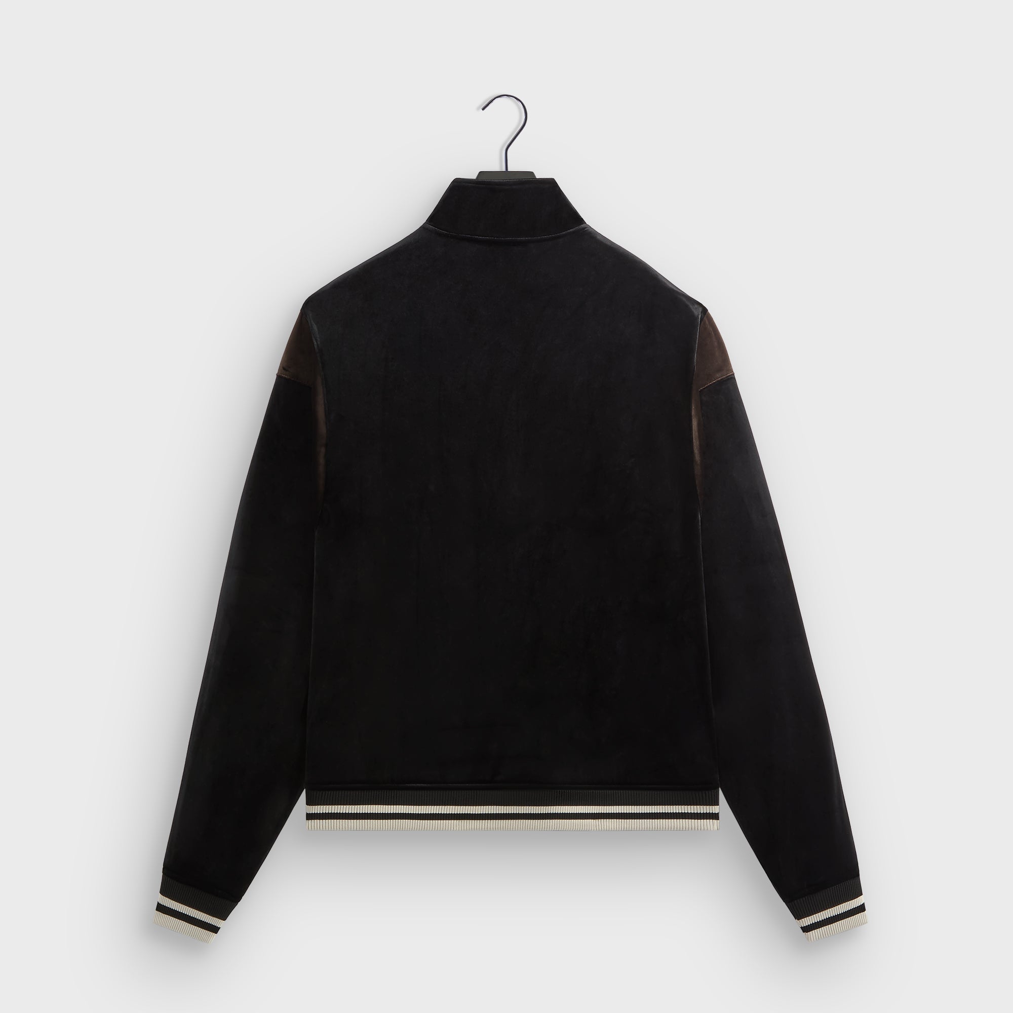 Kith Velvet Rui Track Jacket - Black