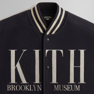 Kith for the Brooklyn Museum Wool Varsity Jacket - Ink