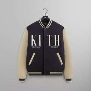 Kith for the Brooklyn Museum Wool Varsity Jacket - Ink