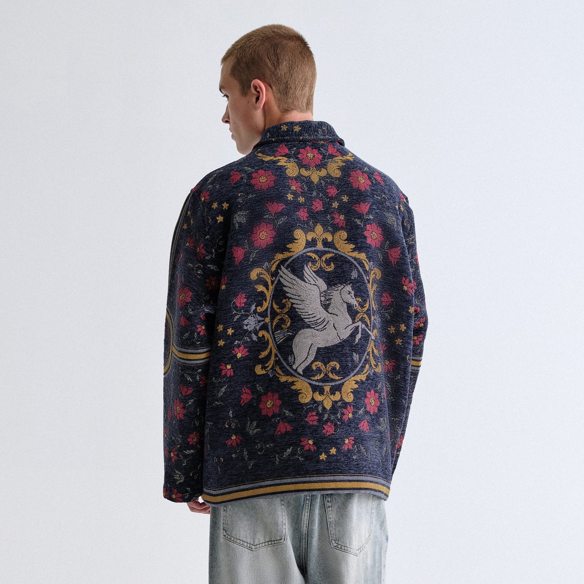 Kith Scarf Tapestry Coaches Jacket - Nocturnal - PH