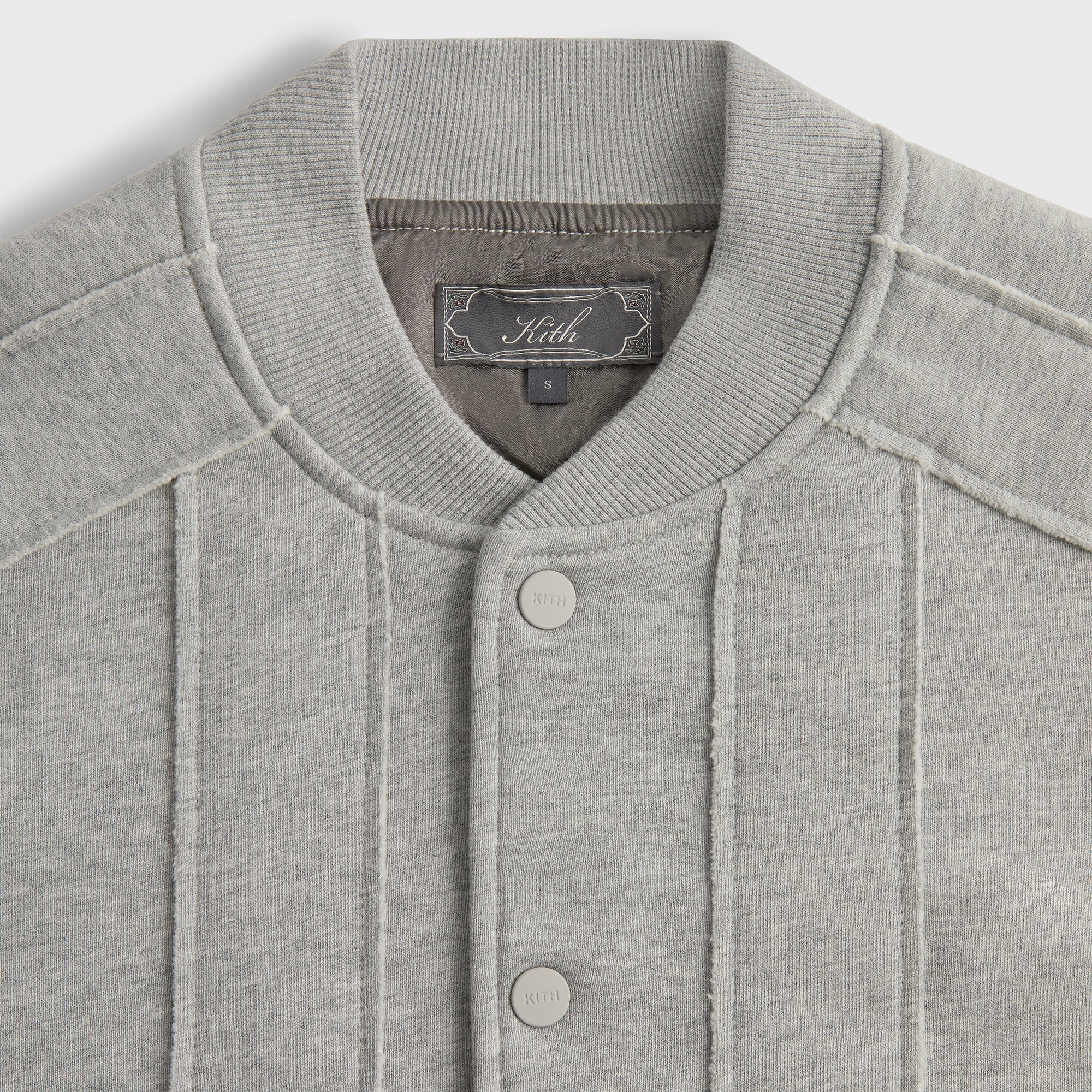 Kith Marvin Bomber Jacket - Mid Heather Grey