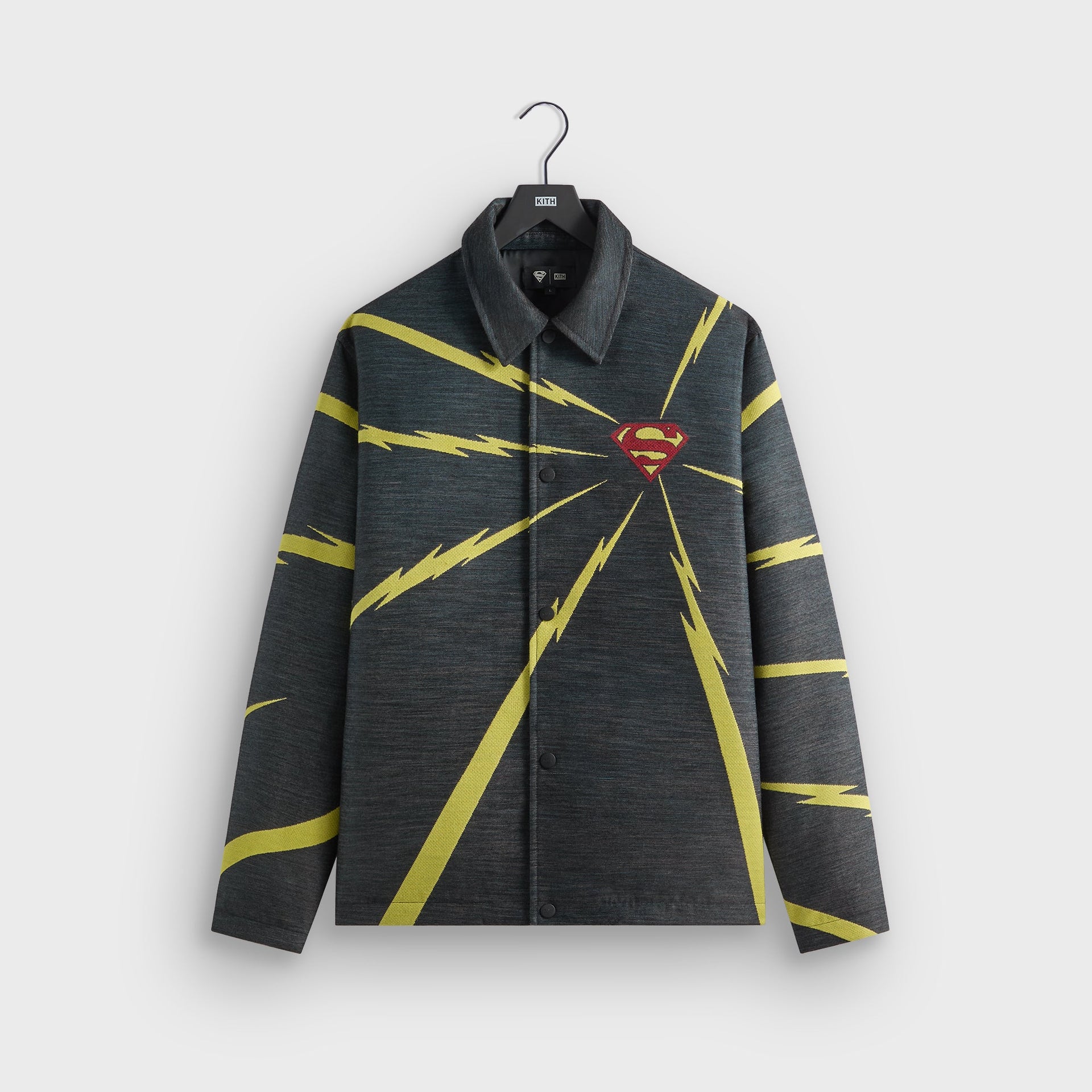 Superman | Kith Lightning Tapestry Jacket - Black PH