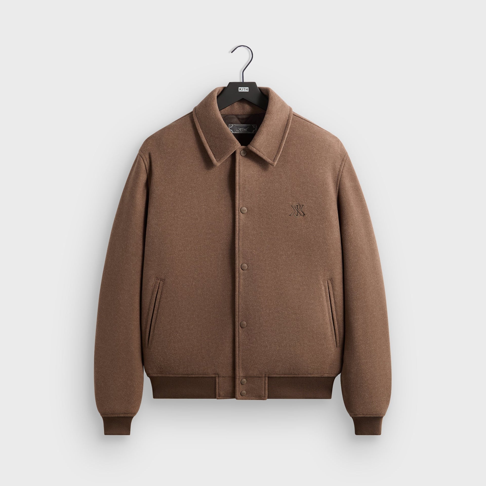 Kith Felted Jersey Coaches Varsity Jacket - Poise - PH