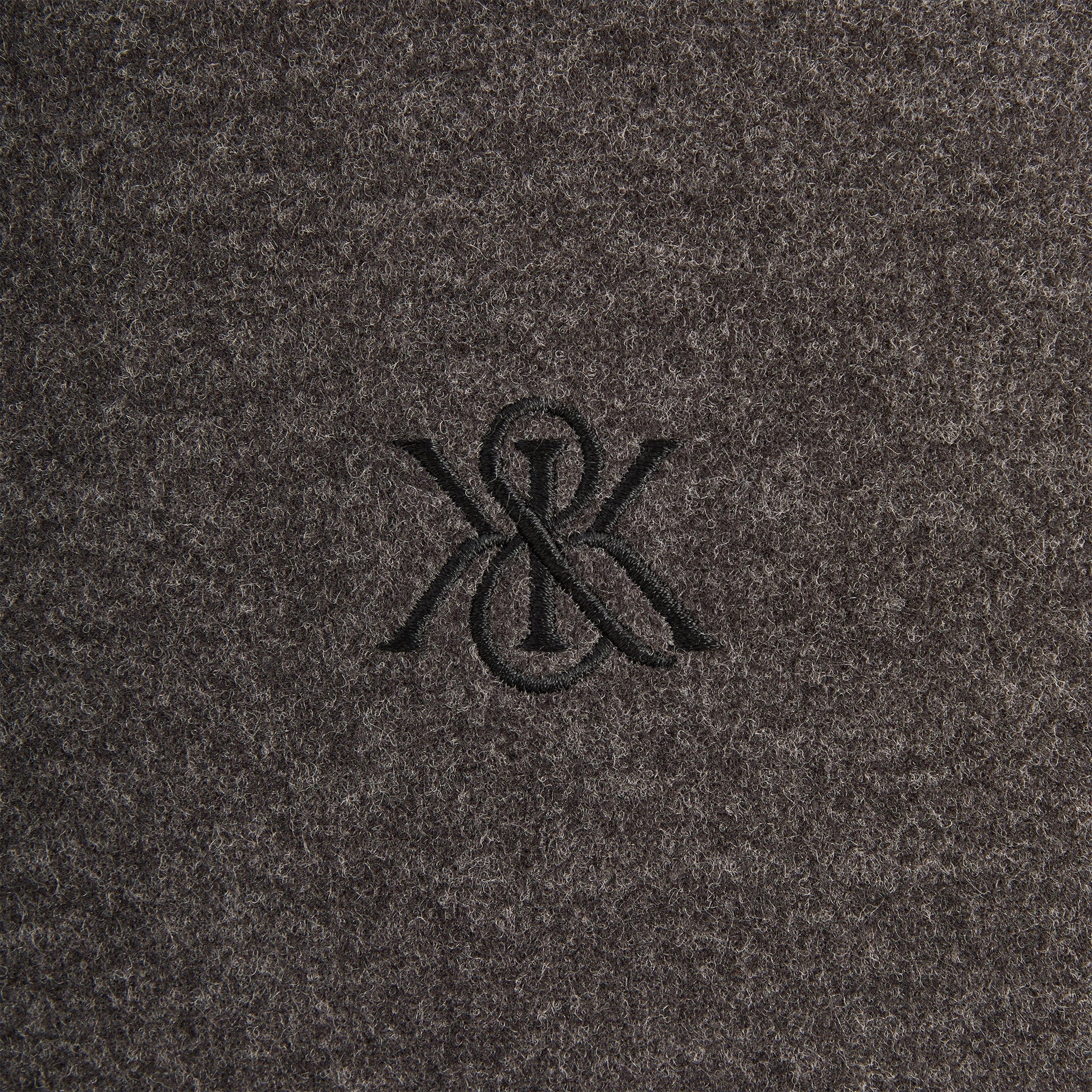 Kith Felted Jersey Lane Coaches Jacket - Heather Charcoal - PH