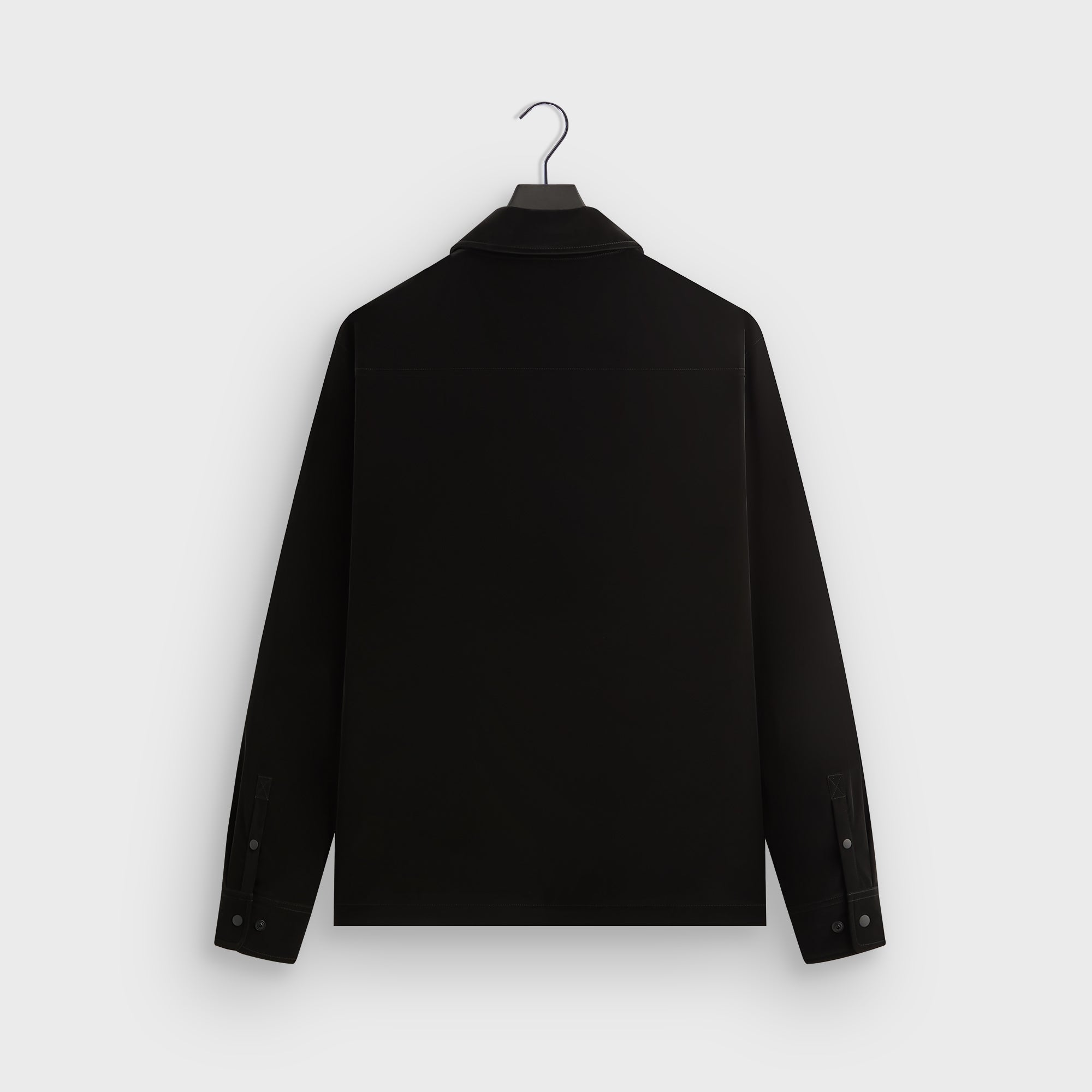 Kith Sueded Tech Brixton Puffed Shirt Jacket - Black