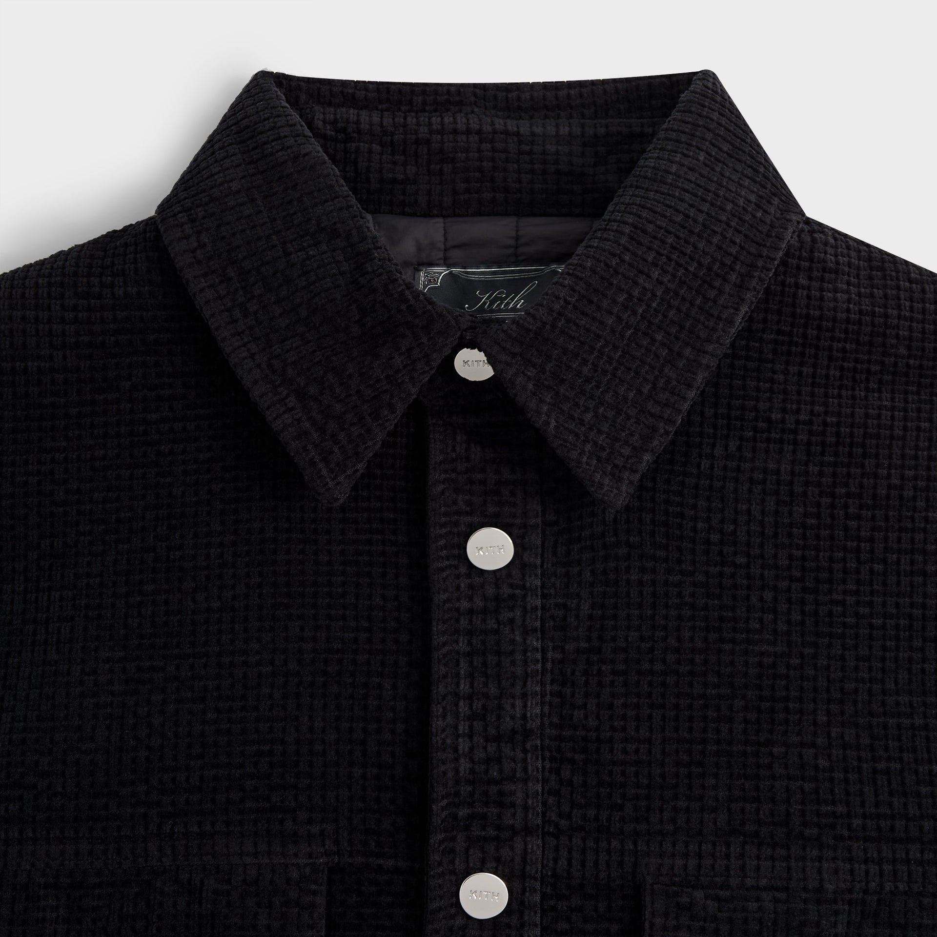 Kith Chenille Ripstop Ace Shirt Jacket - Black - PH