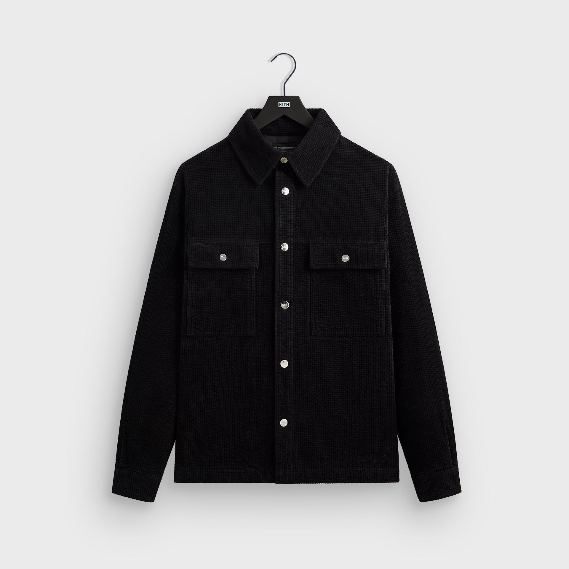 Kith Chenille Ripstop Ace Shirt Jacket - Black - PH