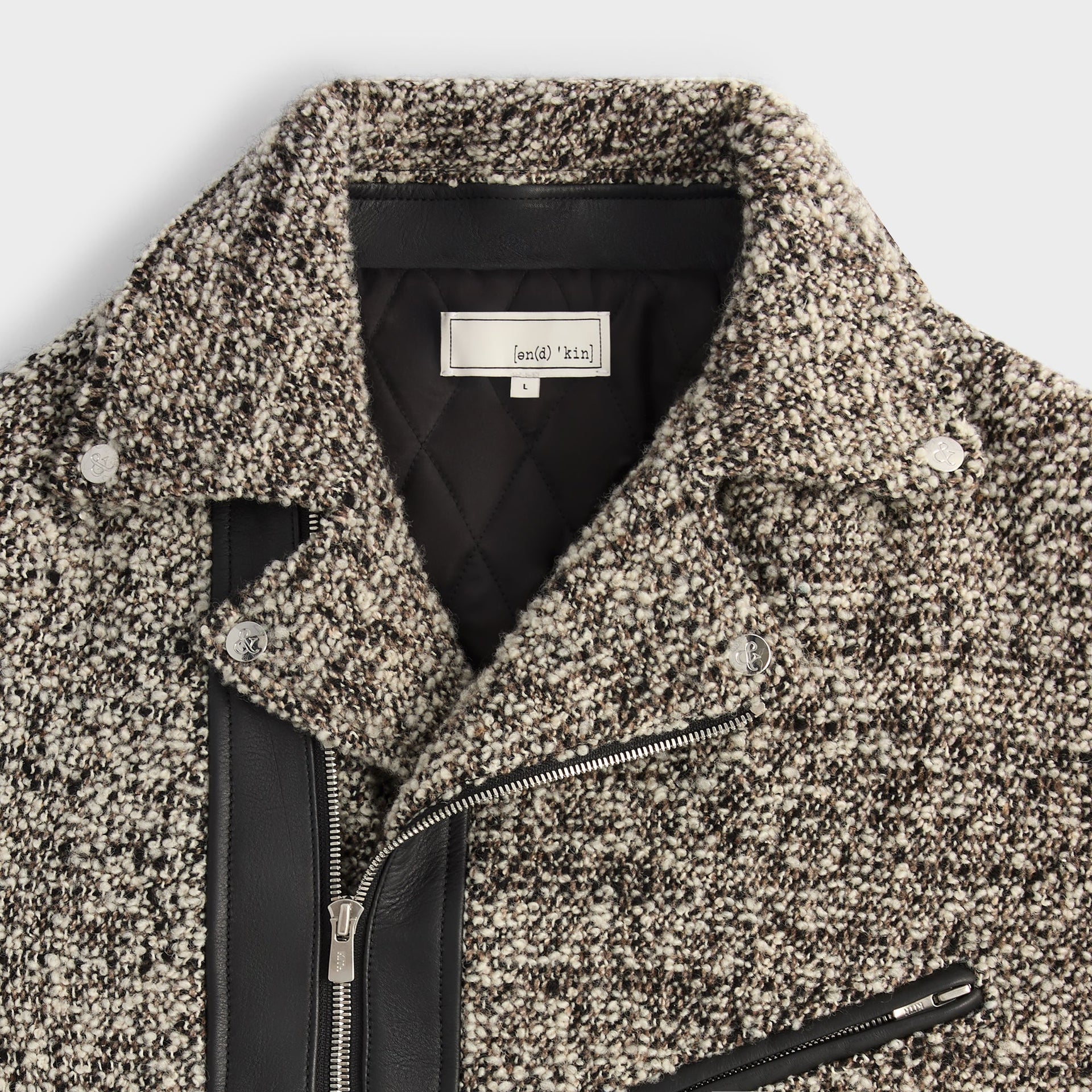 &Kin Plush Boucle Brian Moto - Hallow - PH
