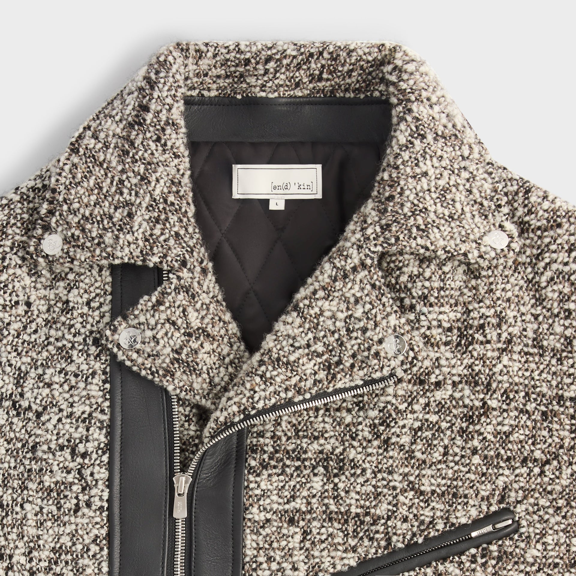 &Kin Plush Boucle Brian Moto - Hallow - PH