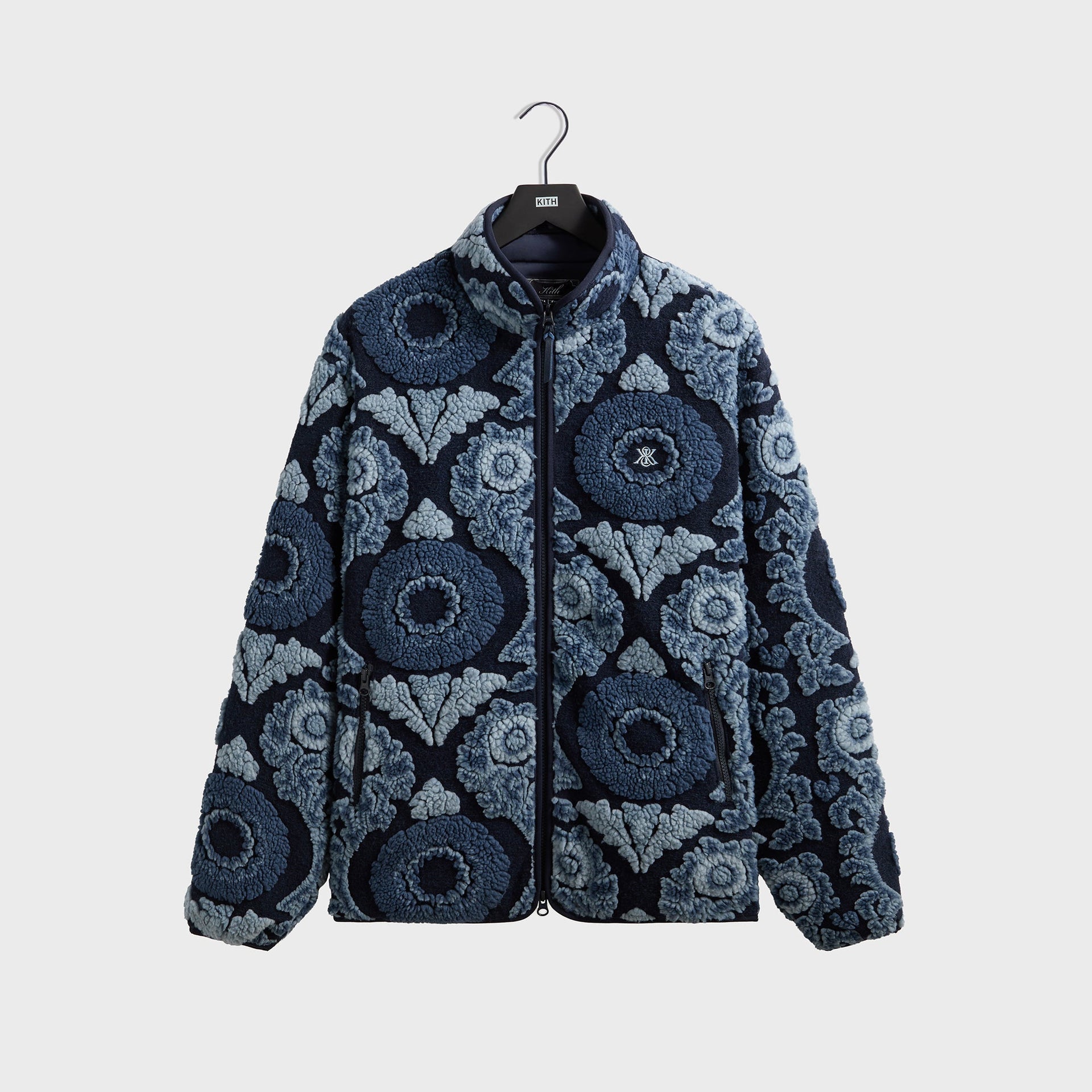 Kith Winter Vine Sherpa Harper Jacket - Nocturnal - PH