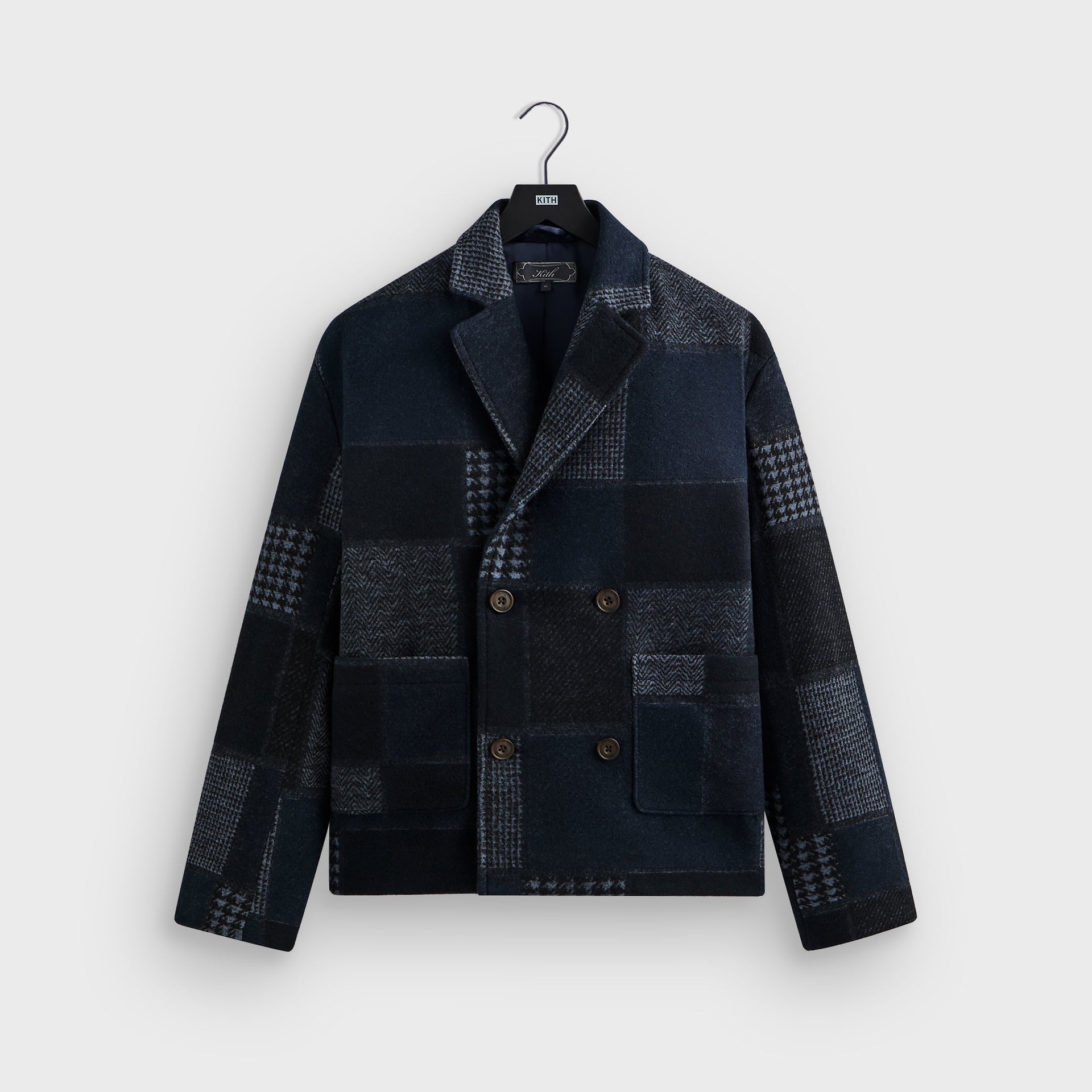 Kith Patchwork Wool Raya Blazer - Nocturnal - PH