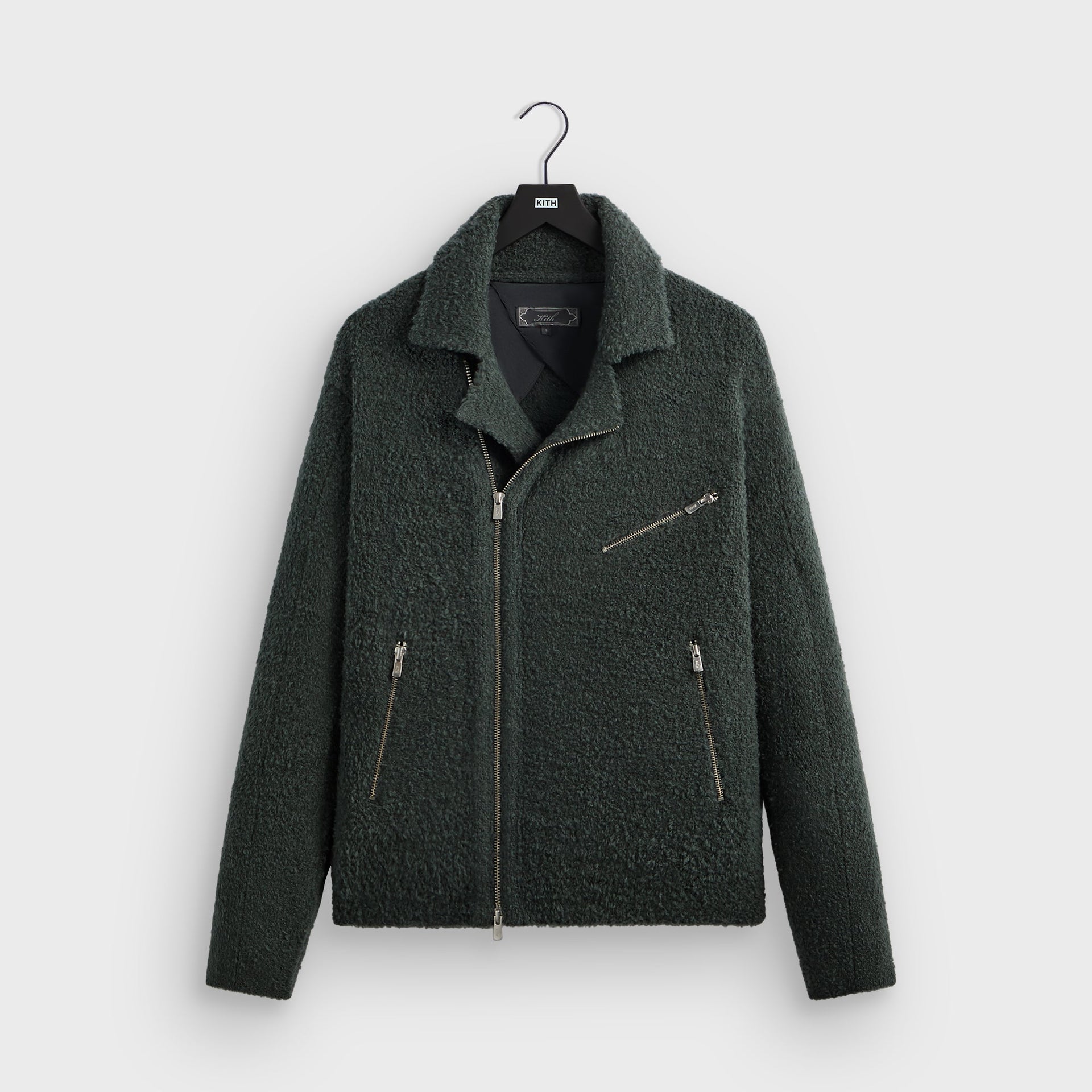 Kith Plush Knit Brian Moto Jacket - Machine - PH