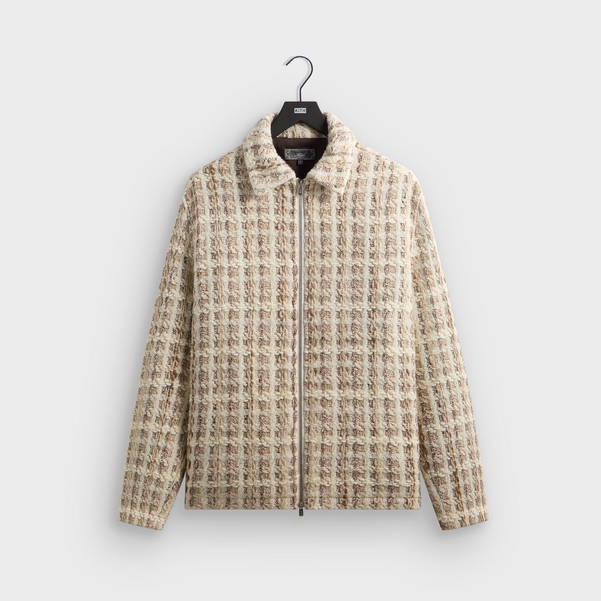 Kith Windowpane Tweed Coaches Jacket - Hallow - PH