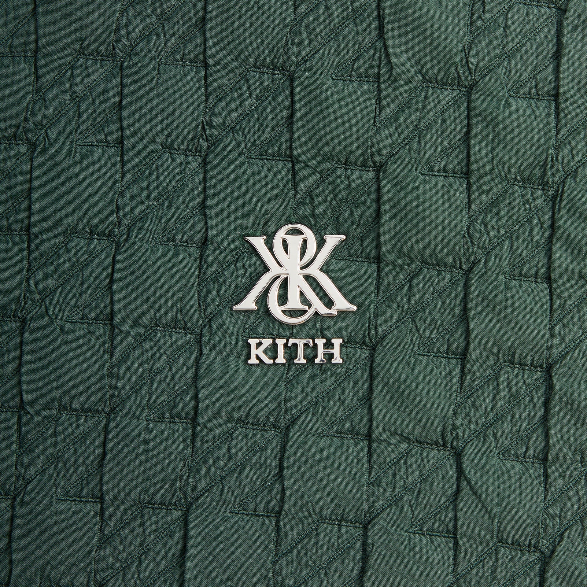 Kith Check Quilt Avery Bomber Jacket - Stadium - PH