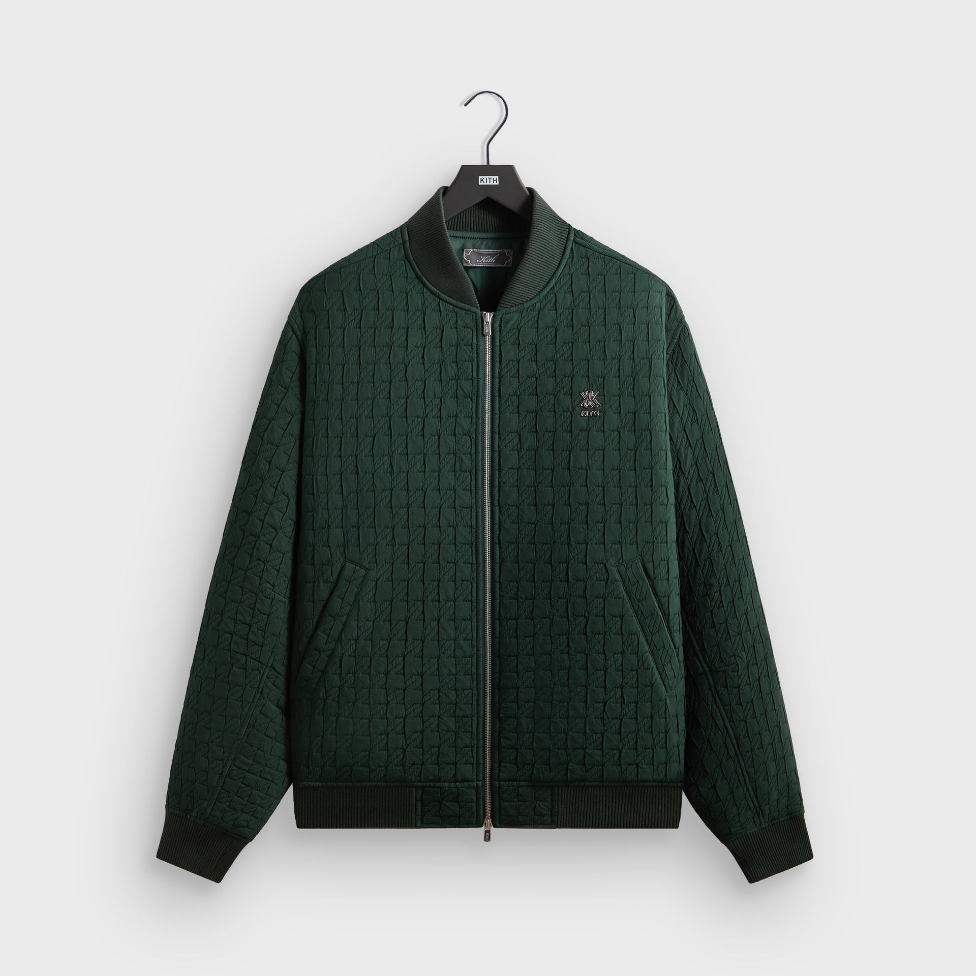 Kith Check Quilt Avery Bomber Jacket - Stadium - PH
