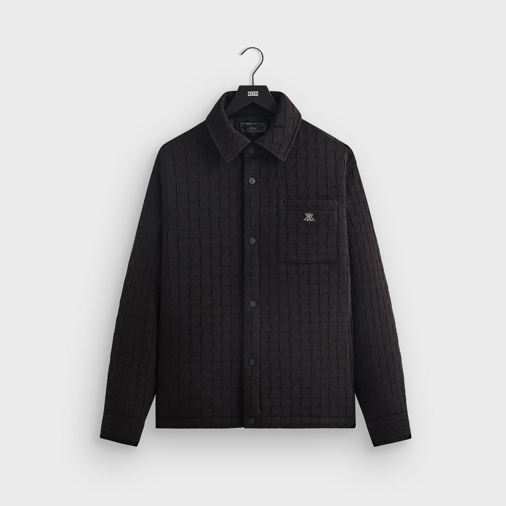 Kith Check Quilt Brixton Shirt Jacket - Black - PH
