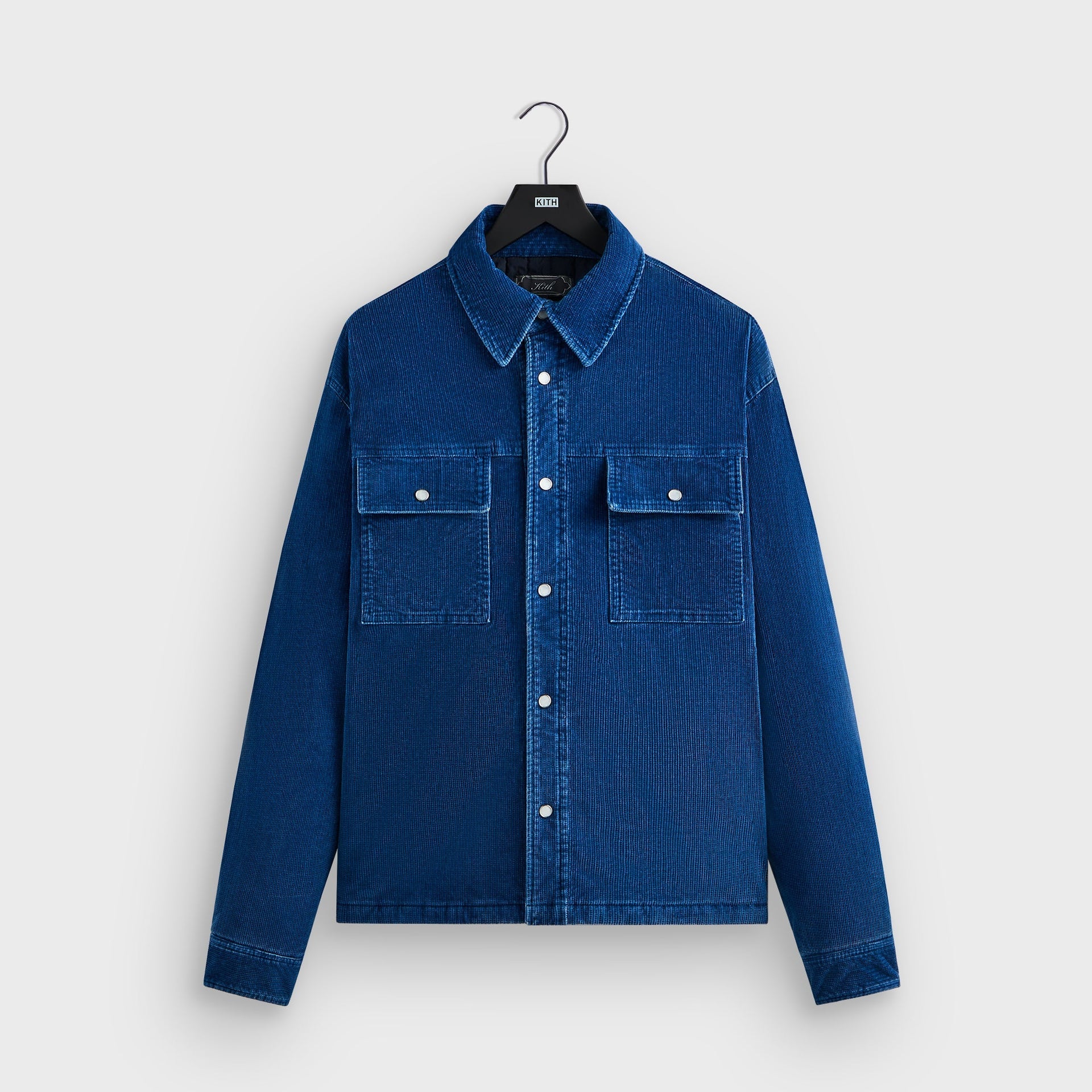 Kith Indigo Cord Vintage Apollo Shirt Jacket - Cyanotype - PH