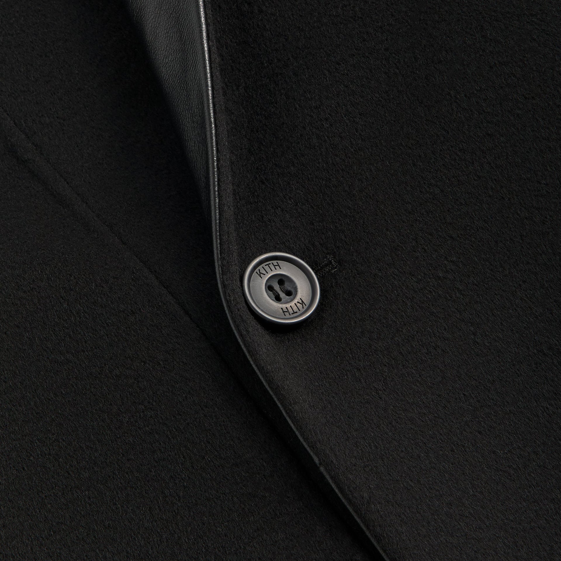 Kith Shawl Collar Wool Bernard Coat - Black - PH