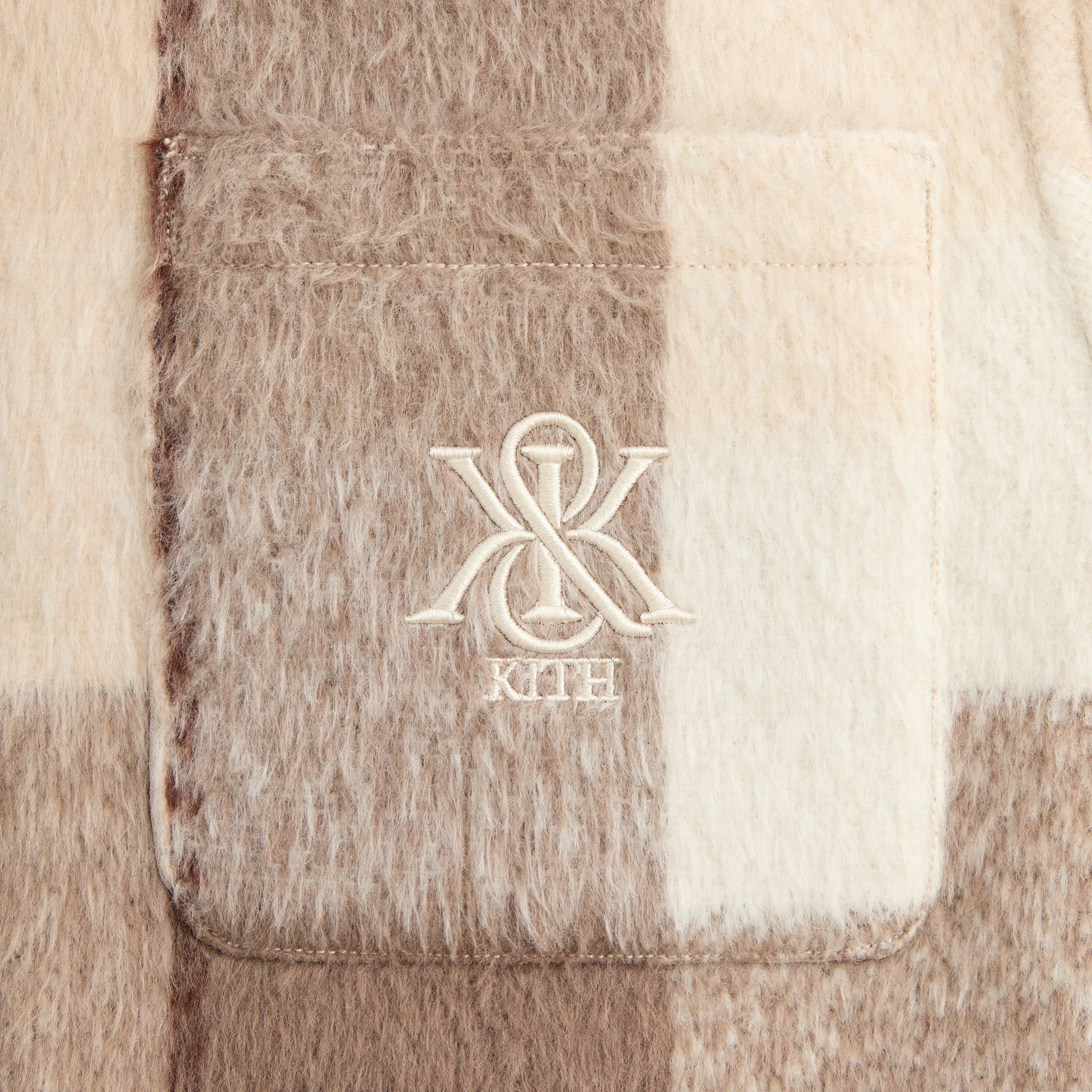 Kith Brushed Plaid Sheridan Shirt Jacket - Canvas - PH