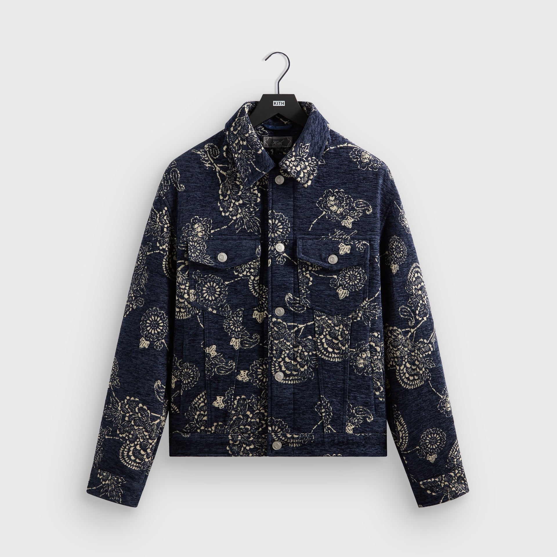 Kith Puffed Jase Tapestry Jacket - Nocturnal - PH