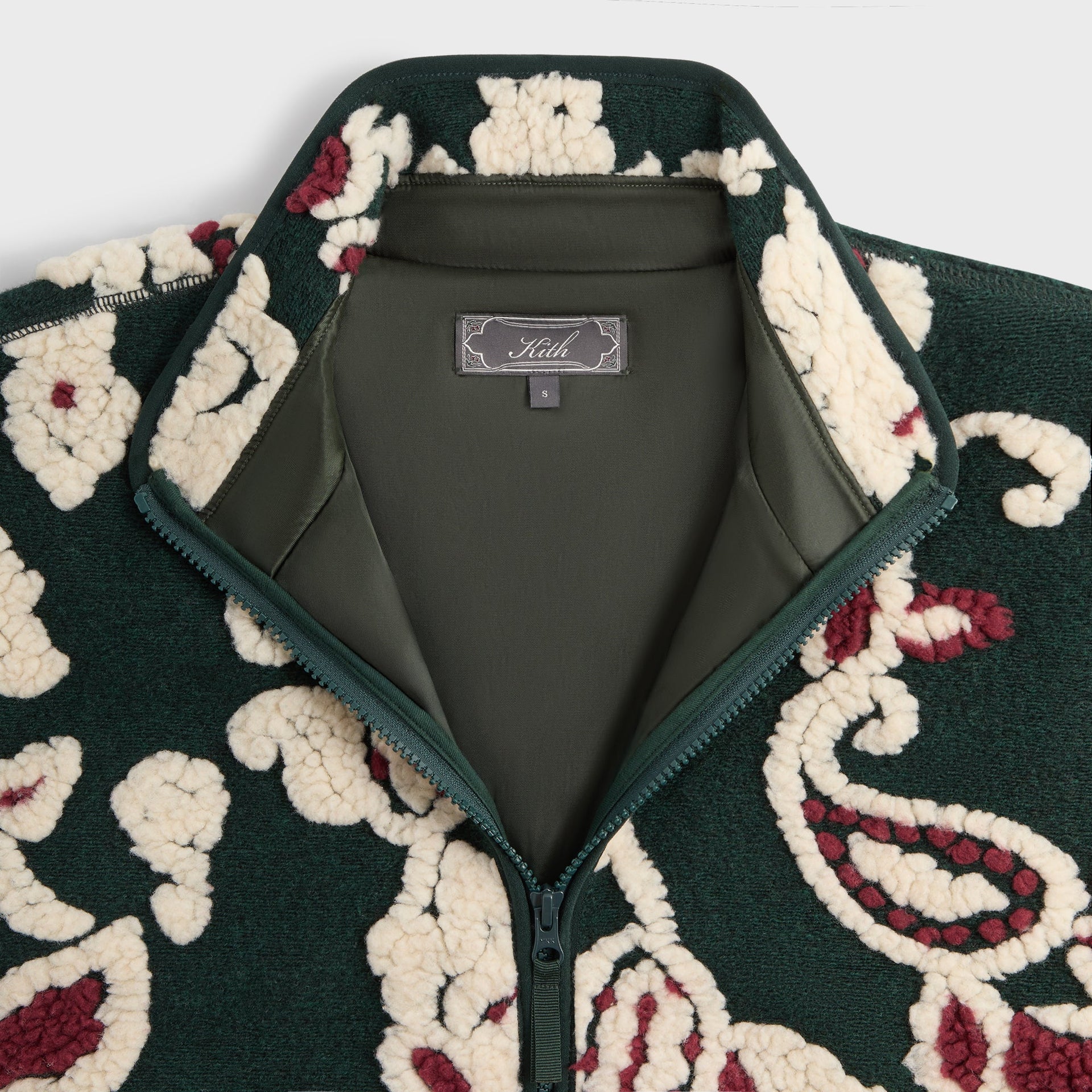 Kith Paisley Vine Sherpa Harper Jacket - Stadium - PH