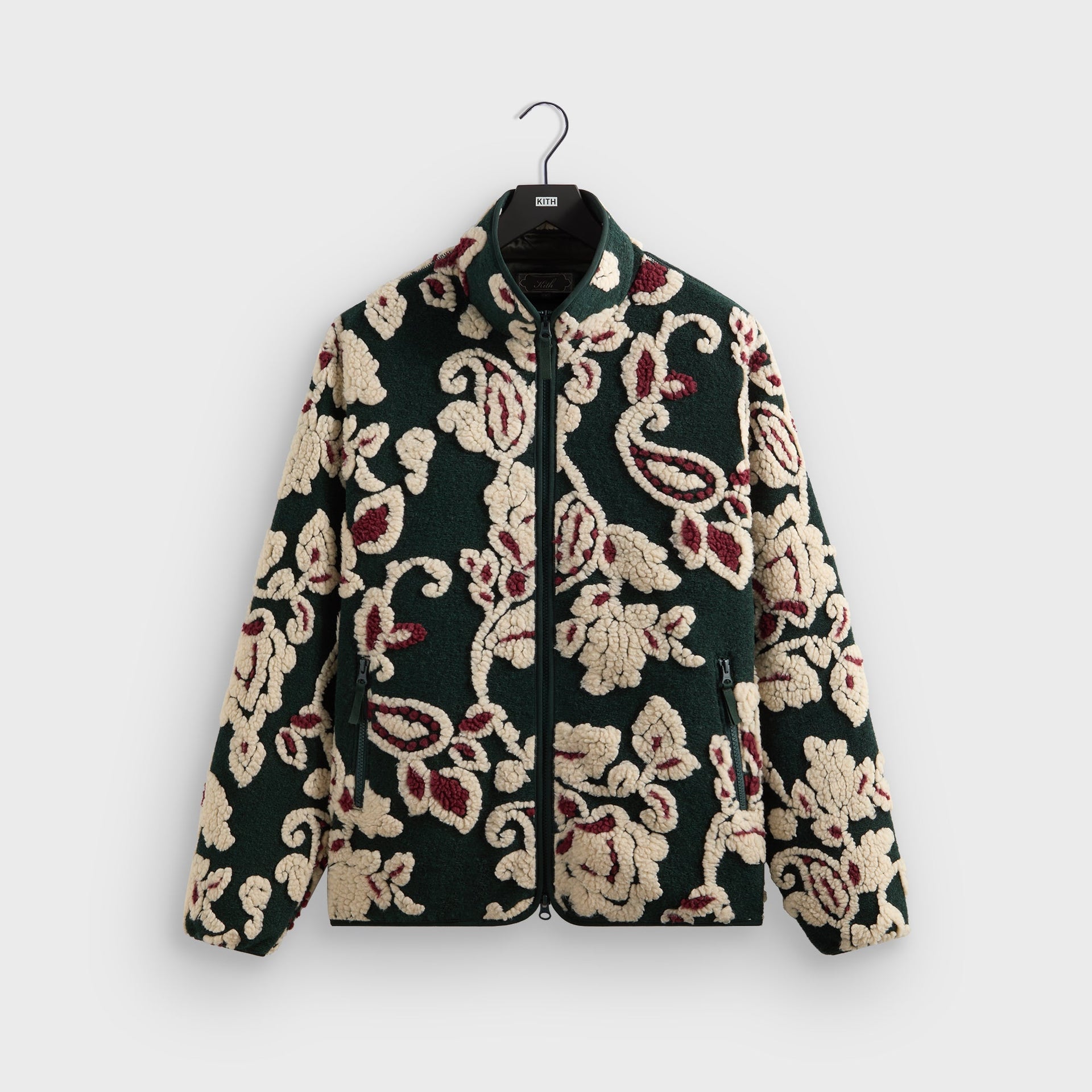 Kith Paisley Vine Sherpa Harper Jacket - Stadium - PH