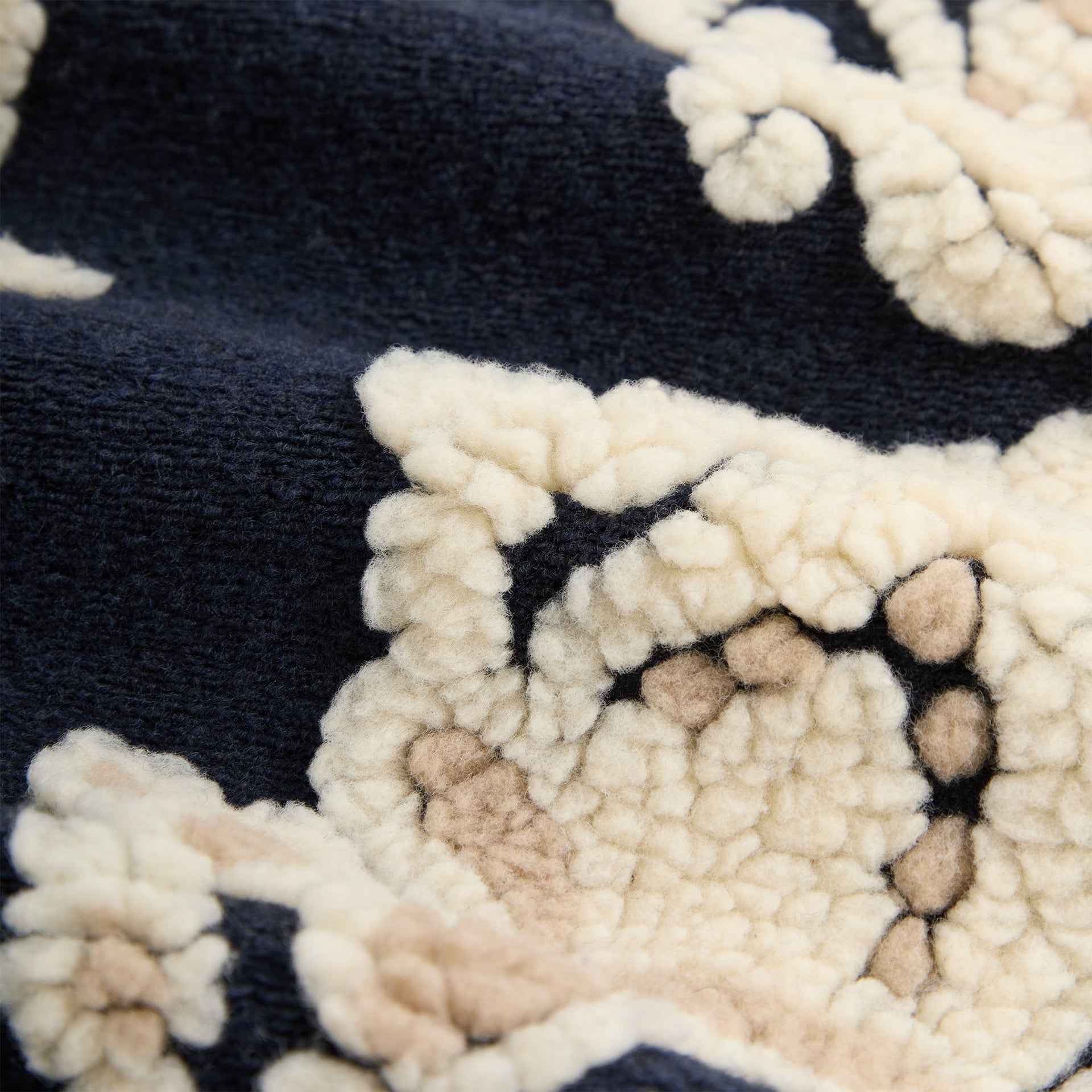 Kith Paisley Vine Sherpa Harper Jacket - Nocturnal - PH