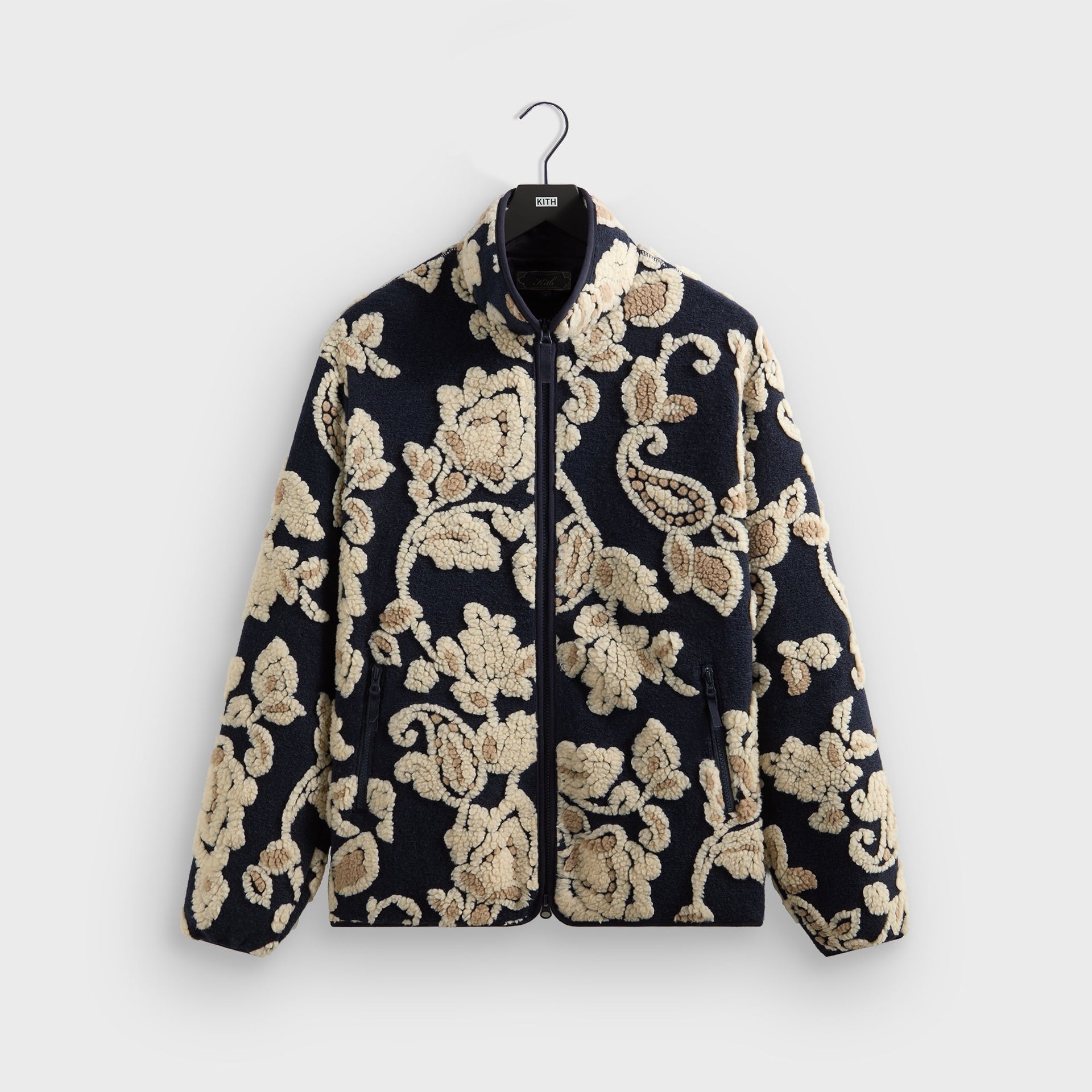 Kith Paisley Vine Sherpa Harper Jacket - Nocturnal - PH