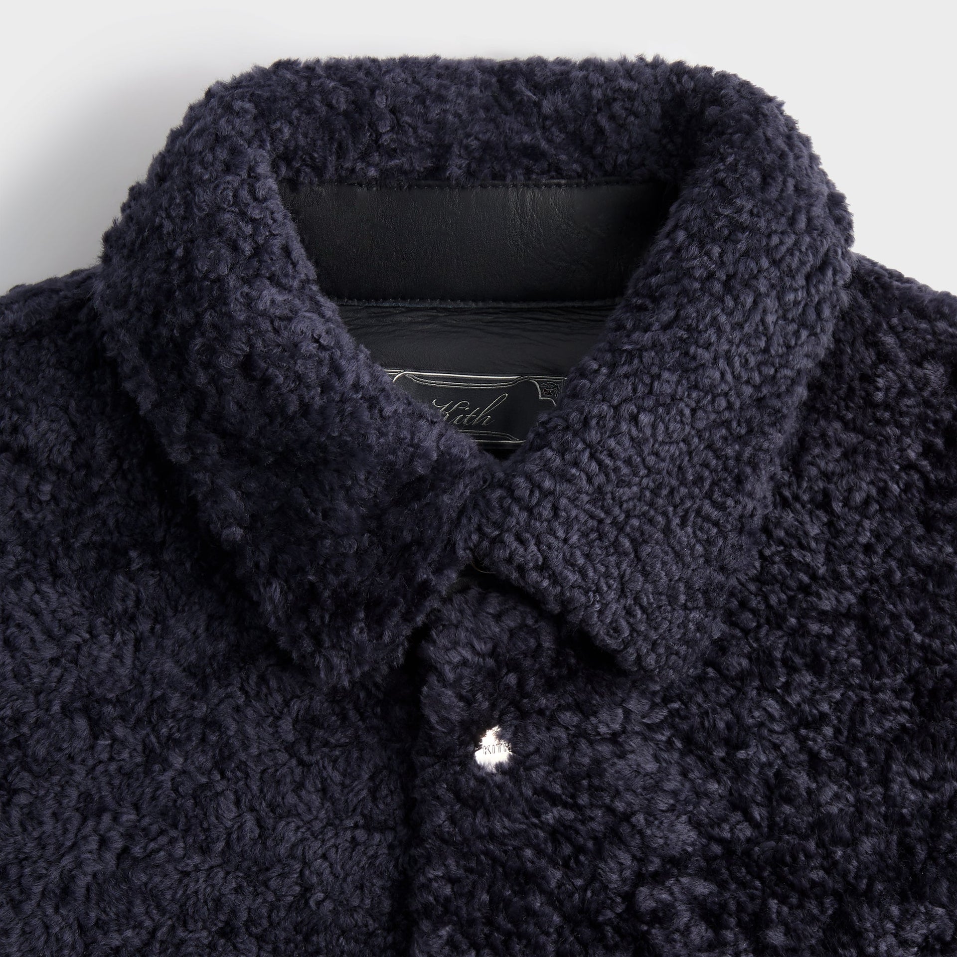 Kith Shearling Ace Shirt Jacket - Ink - PH