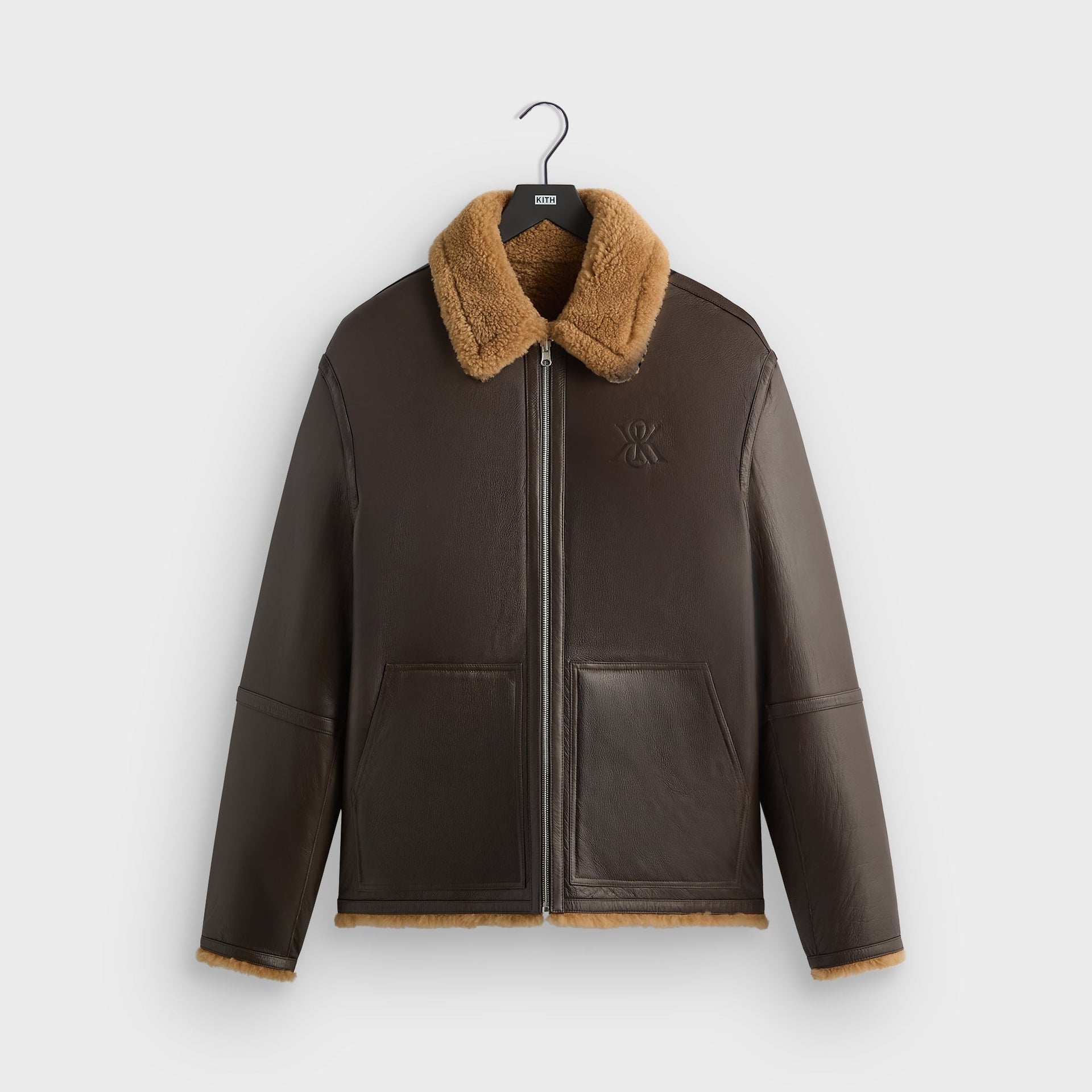 Kith Reversible Shearling Bomber - Kindling - PH