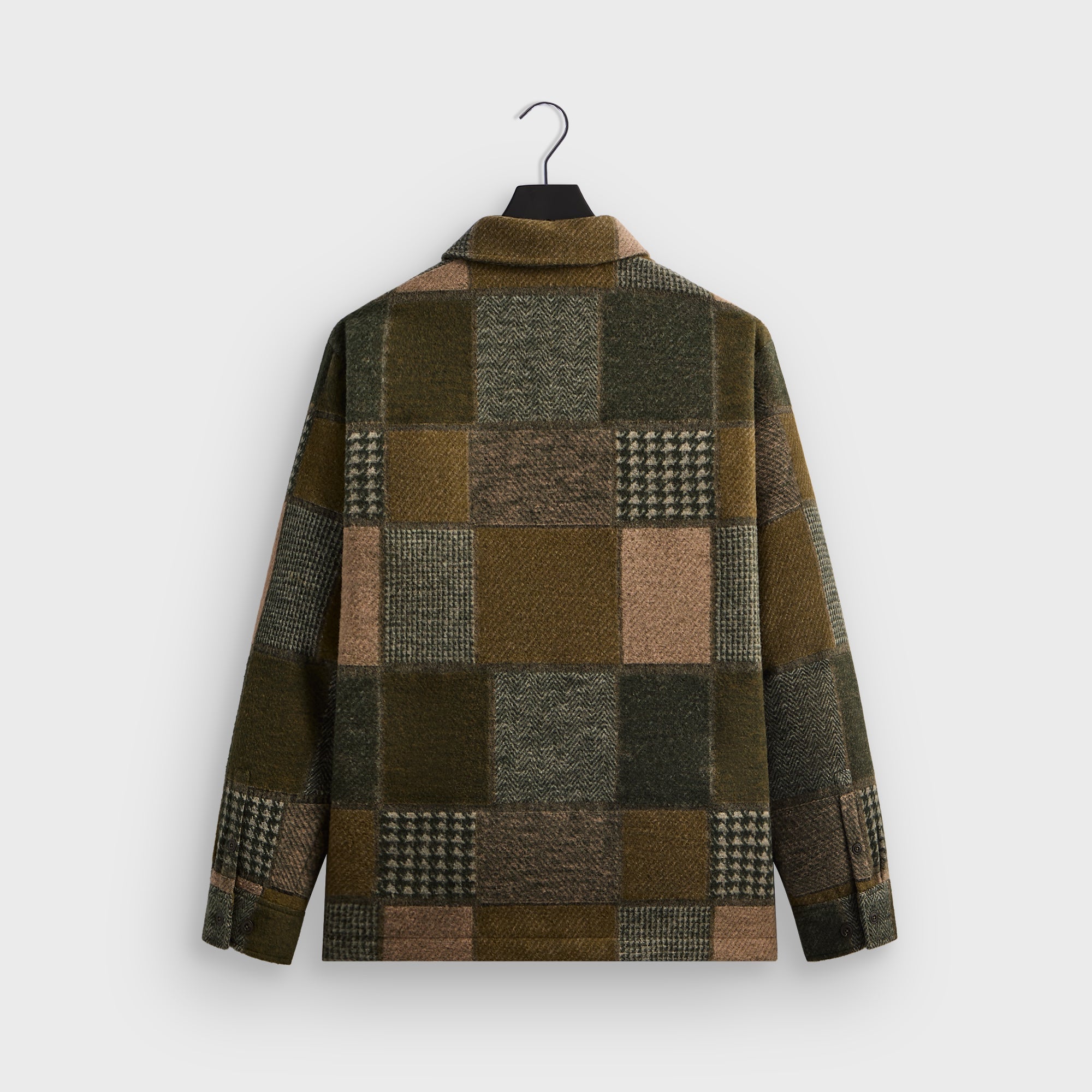 Kith Patchwork Wool Coaches Jacket - Chelonian