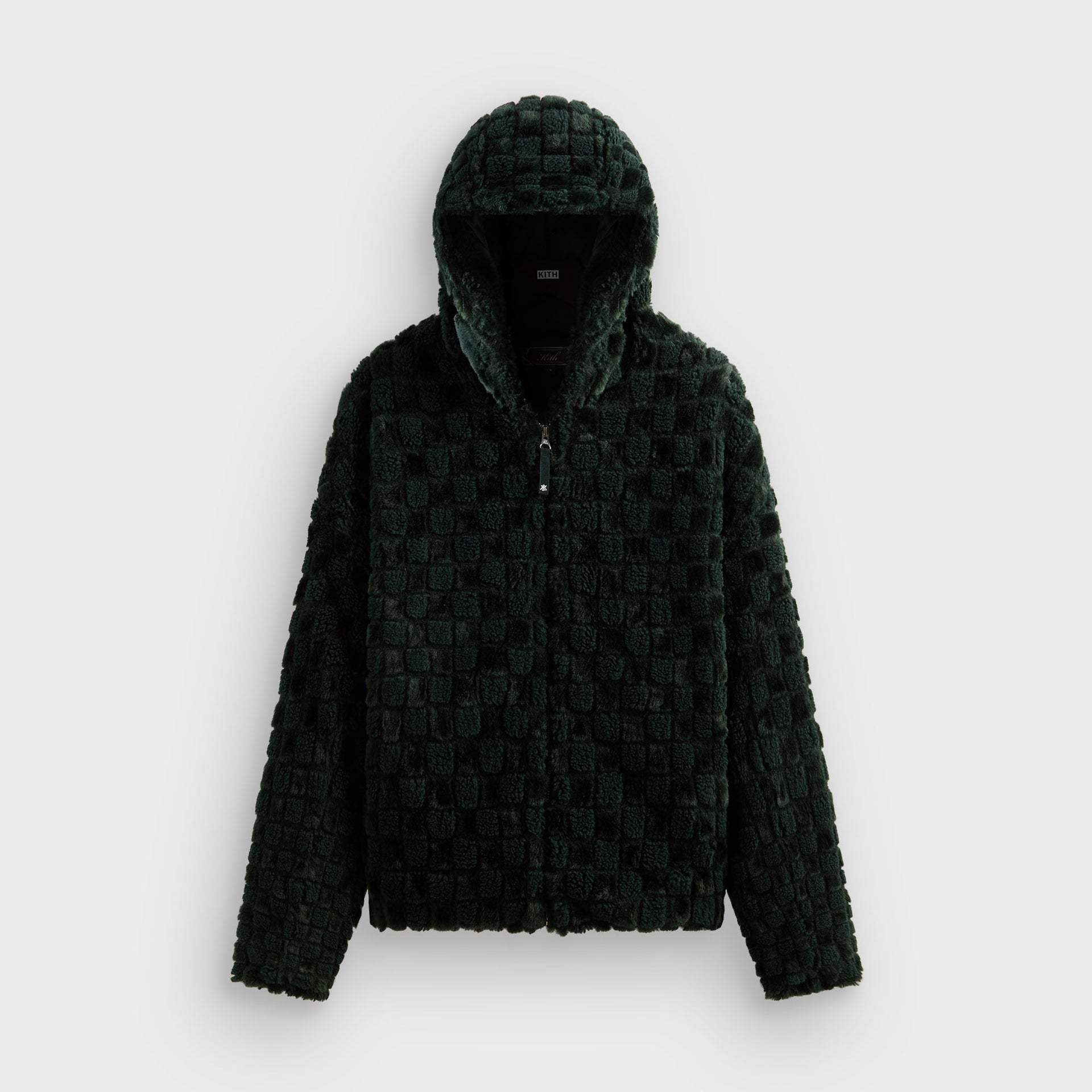 Kith Faux Fur Cropped Hoodie Bomber - Stadium - PH