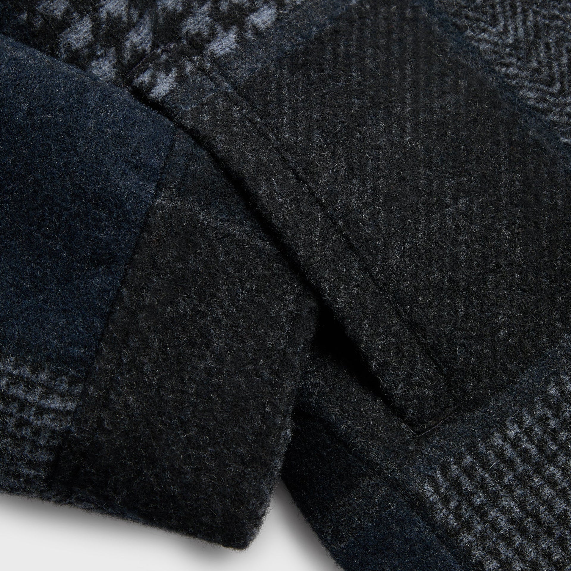Kith for the New York Yankees Patchwork Wool Coaches Jacket - Nocturnal - PH