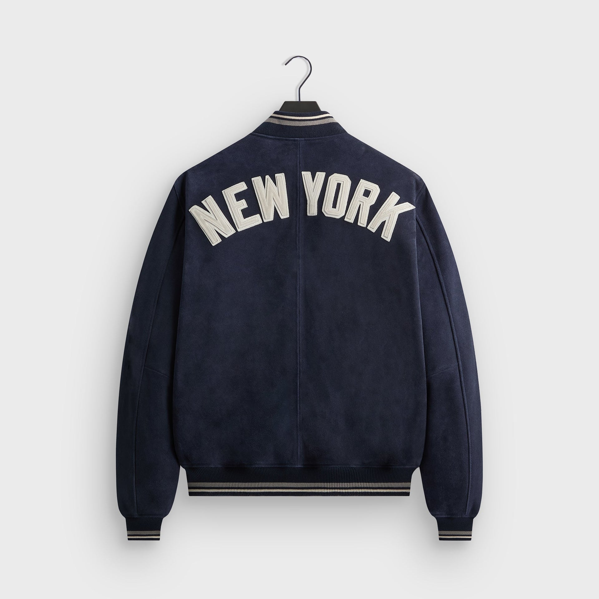 Kith for the New York Yankees Suede Porter Bomber Jacket - Nocturnal - PH
