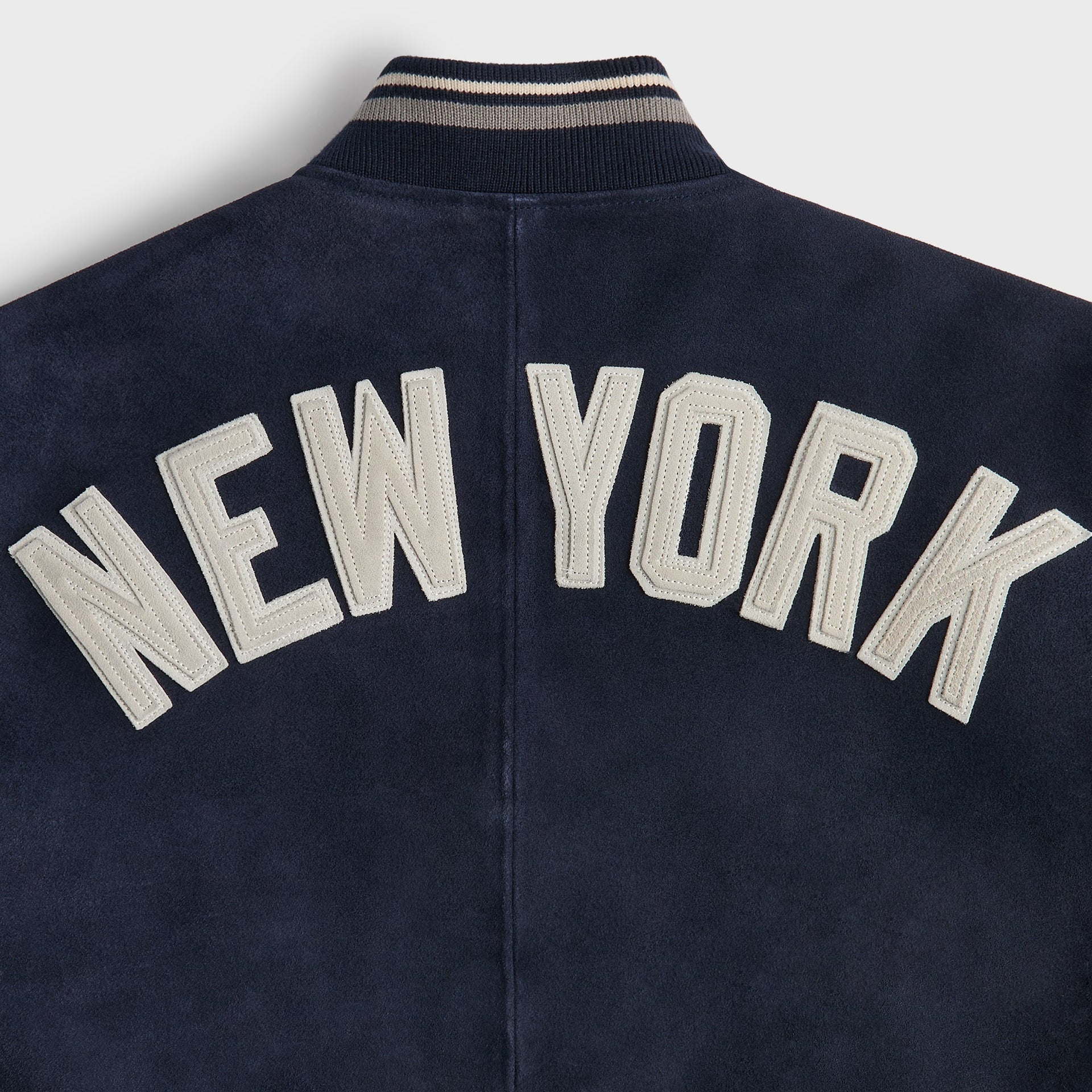 Kith for the New York Yankees Suede Porter Bomber Jacket - Nocturnal - PH