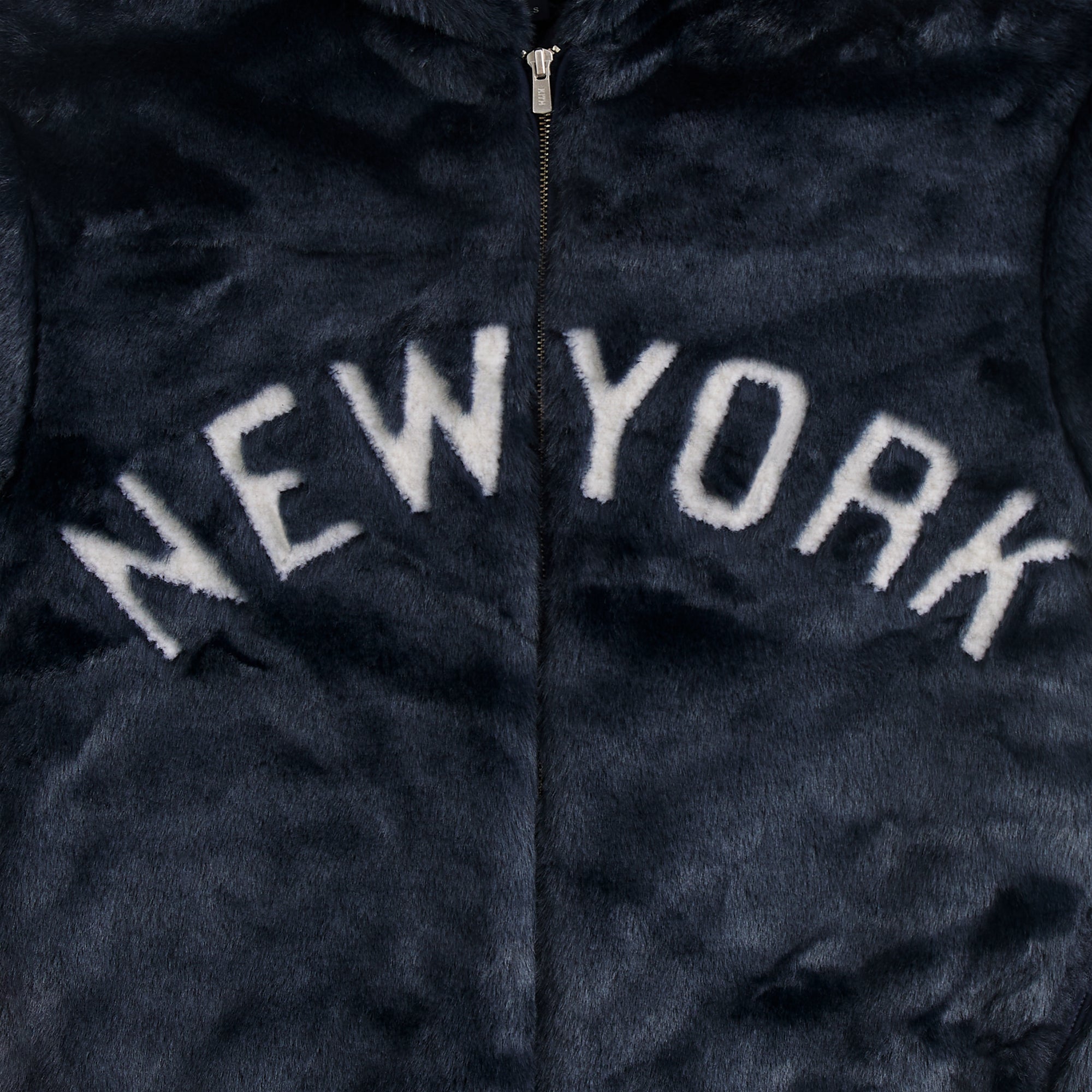 Kith for the New York Yankees Faux Fur Jacquard Jaysen Hoodie - Noctur